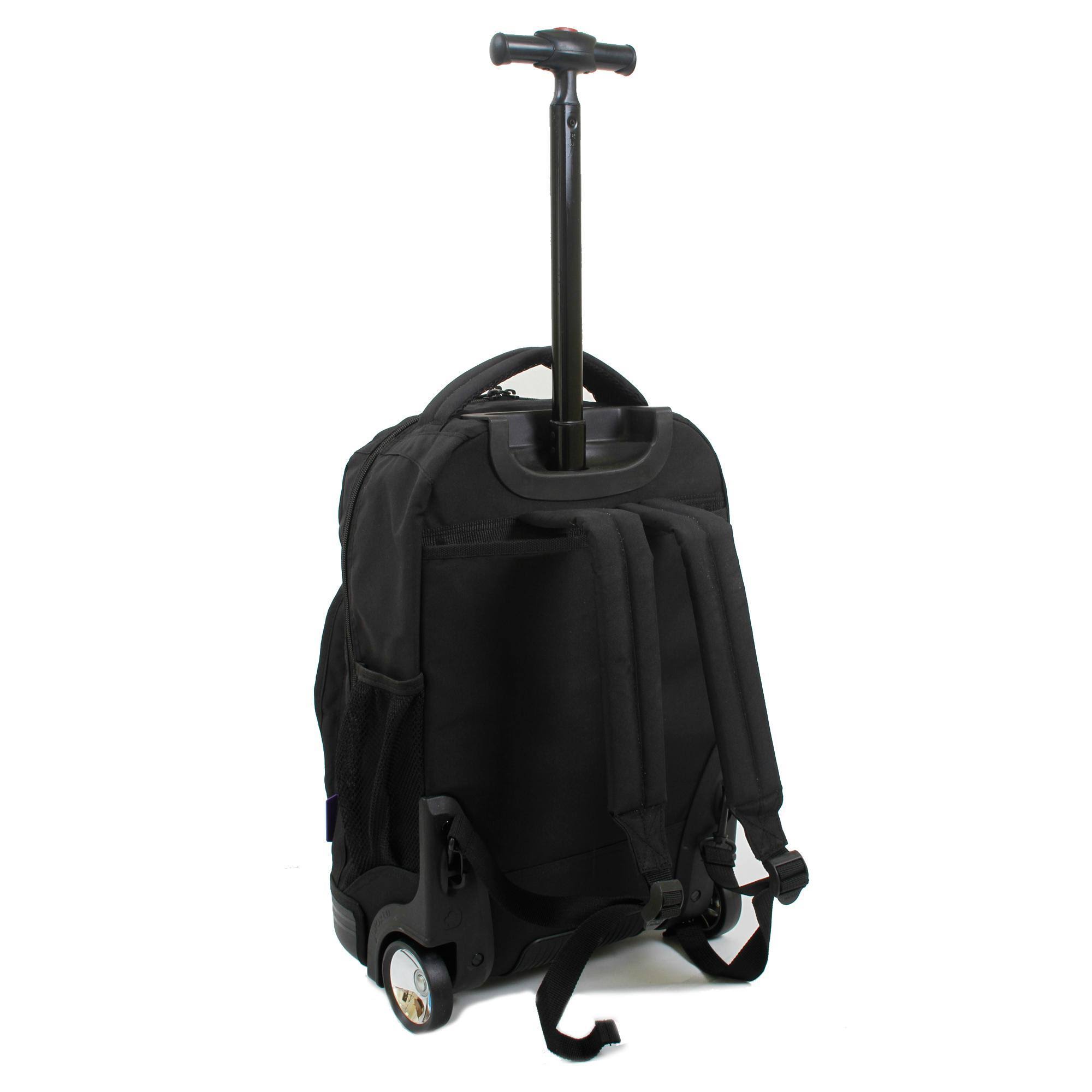 J World New York Sunday Rolling Backpack Pink WGL03