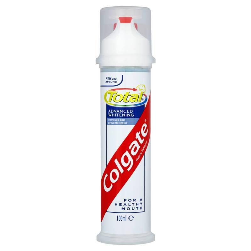 Colgate Total Advanced Whitening Toothpaste Pump 100ml WGL03