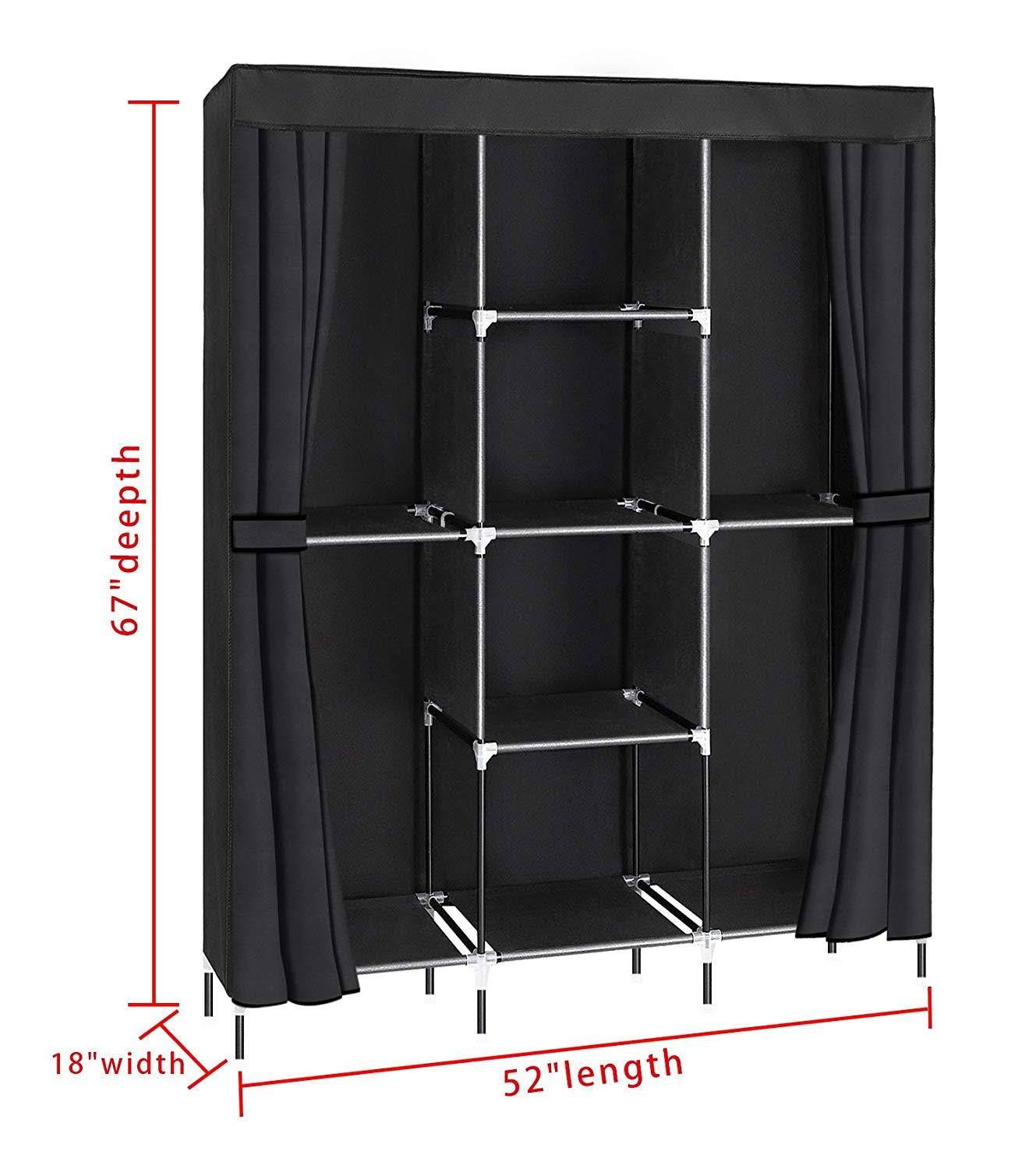 Youud Wardrobe Storage Closet Clothes Portable Wardrobe Storage Closet