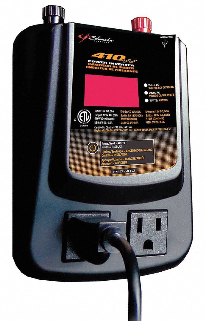 Schumacher 410W Power Inverter W/DIGITAL Display WGL03