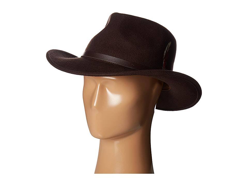 Scala Classico Men&s Crushable Felt Outback Hat WGL03