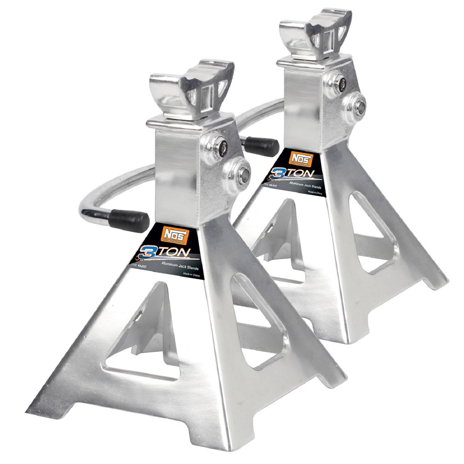 NOS NAJS3T 3 Ton Aluminum Ratcheting Jack Stands WGL03