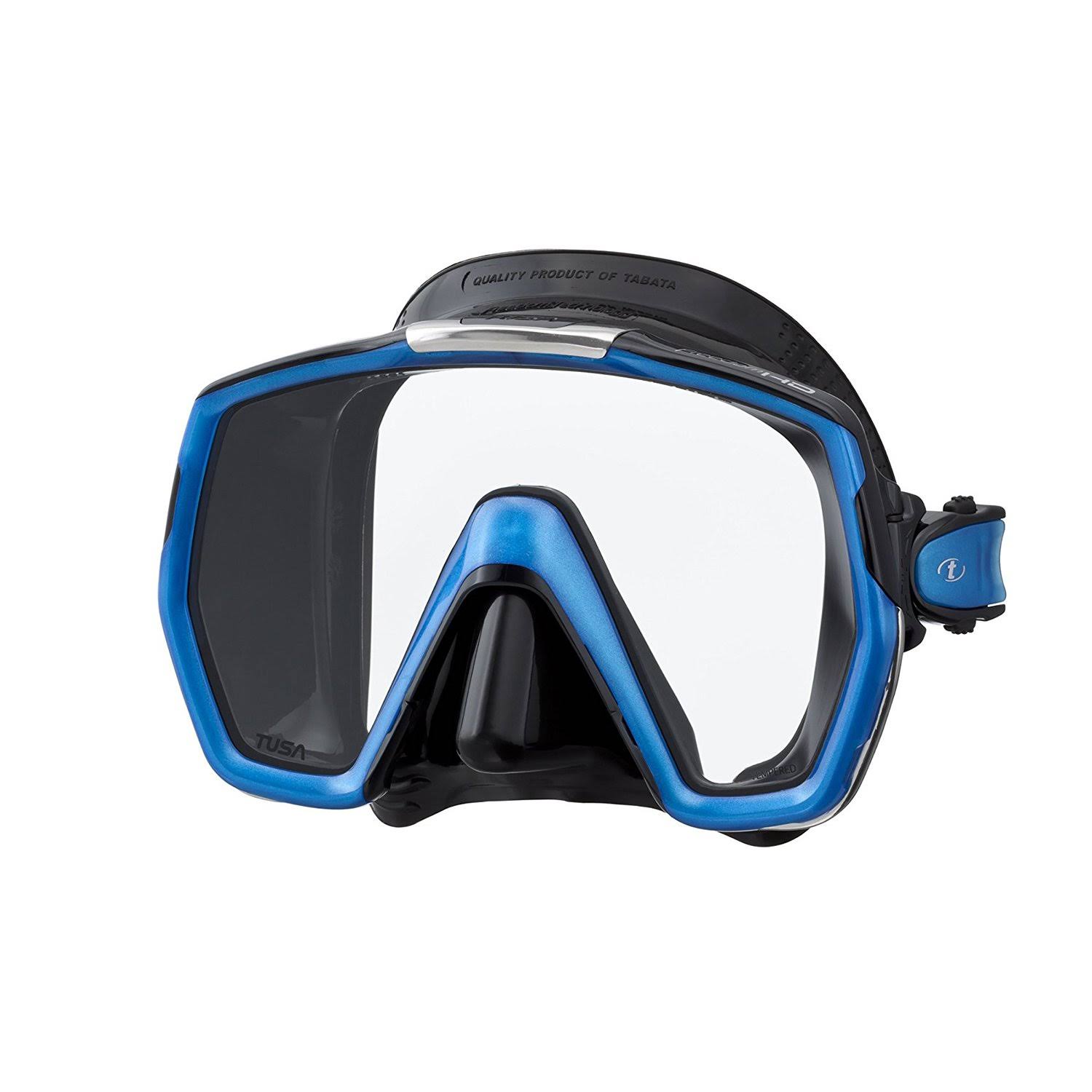 Tusa Freedom HD Scuba Diving Mask Cobalt Blue - customprintedsigns