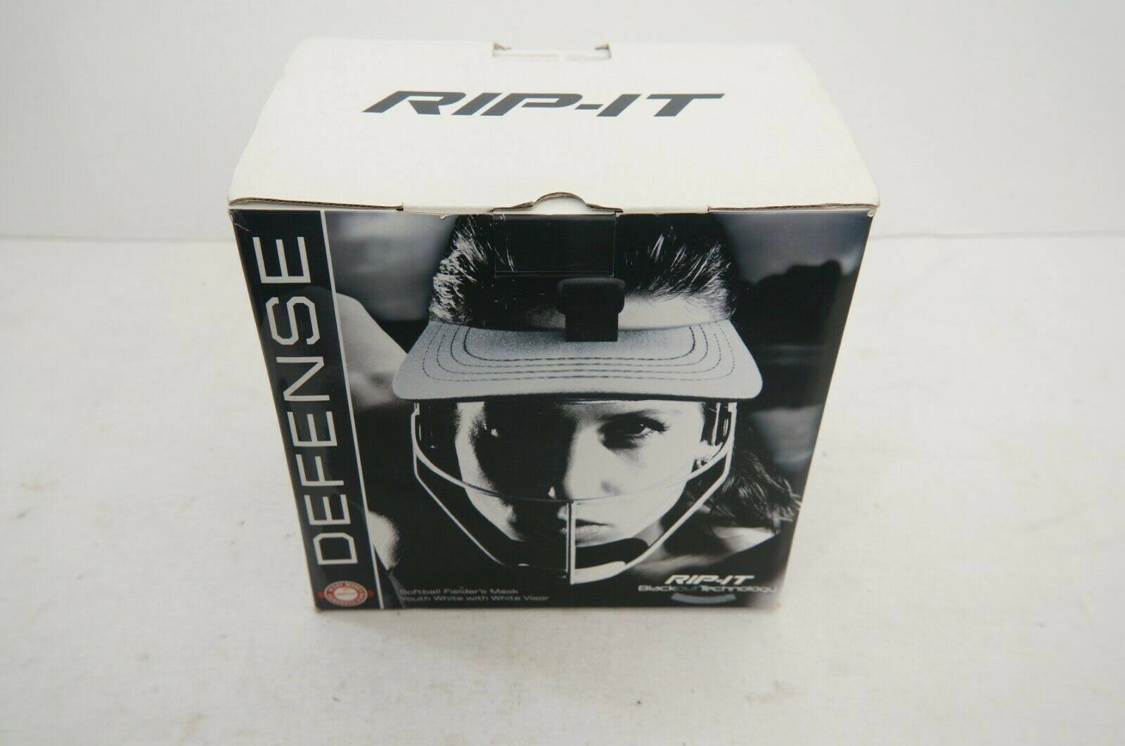 RIPIT Defense Pro Softball Fielder&s Mask White / Youth WGL03