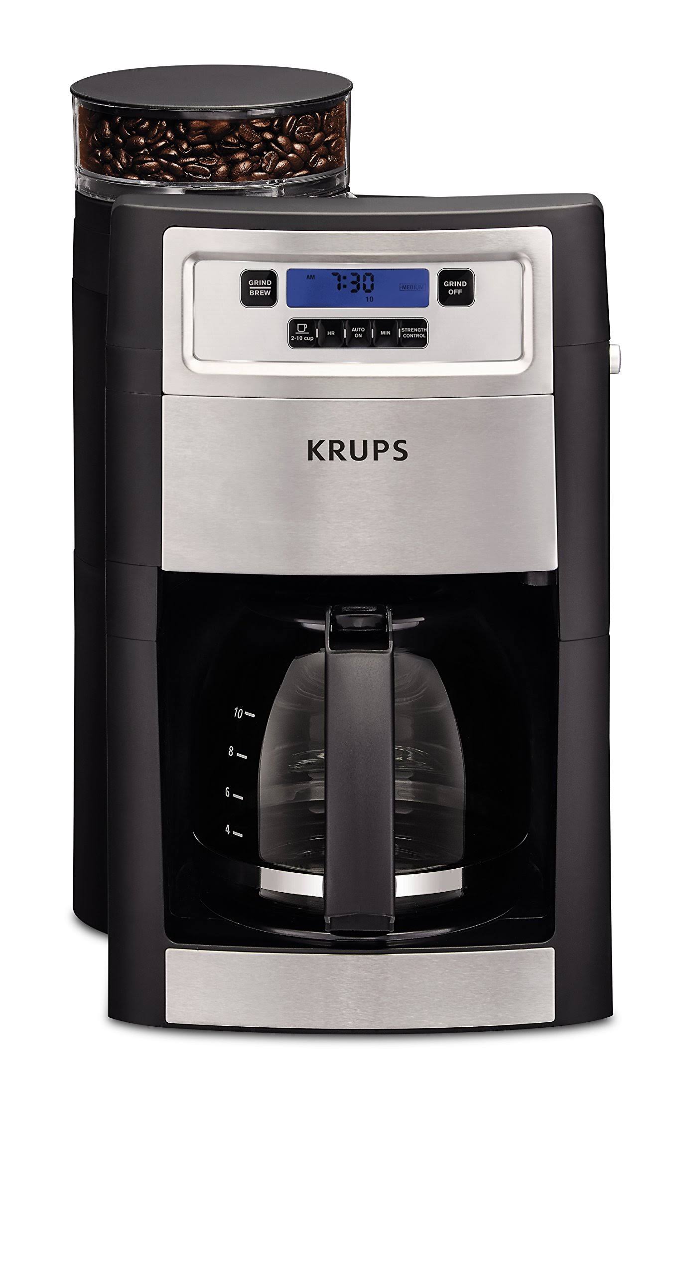 Krups KM785D50 Grind and Brew 10 Cup Coffee Maker WGL03