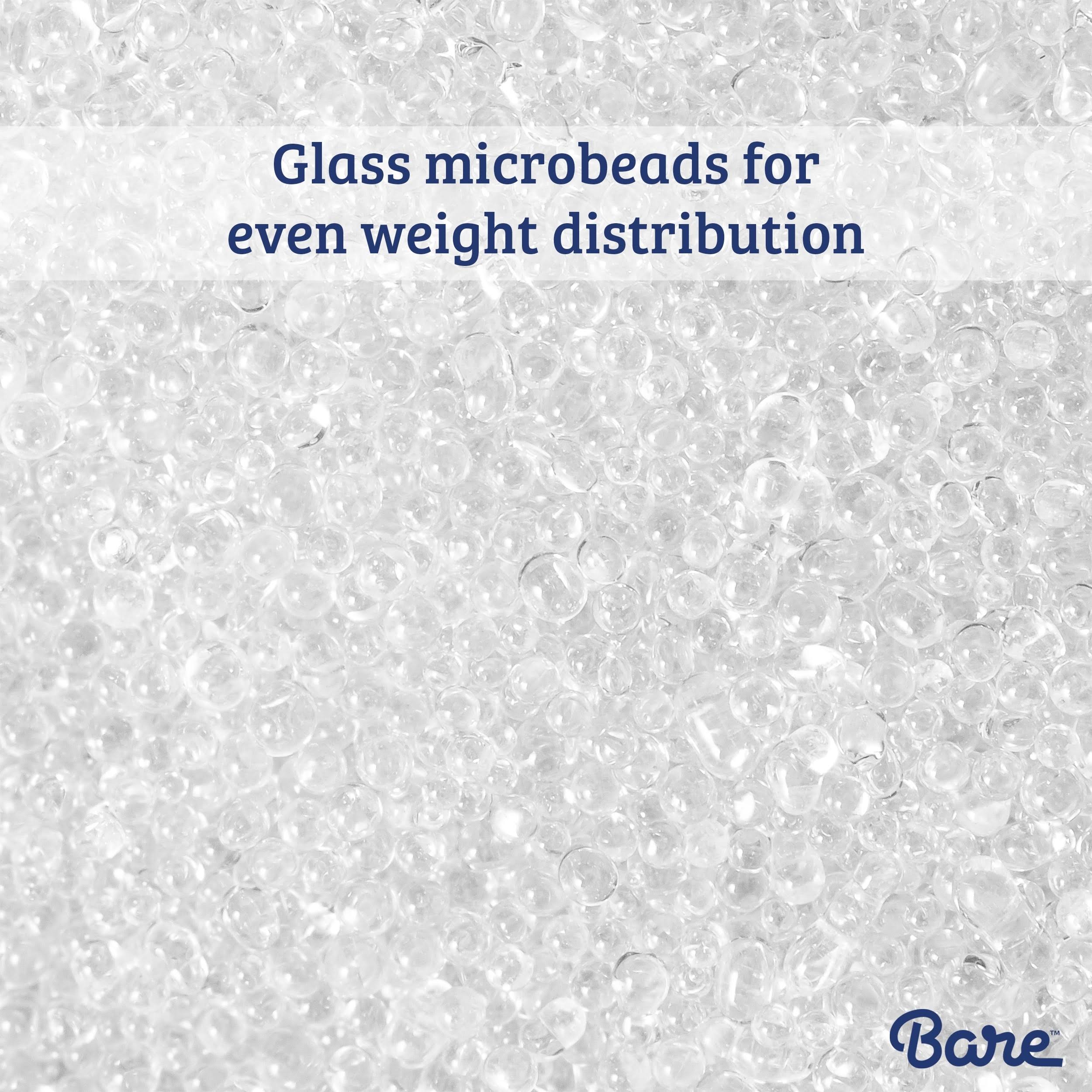 Bare Home 100 Cotton Weighted Sensory Blanket Light Grey 60x80 17lb