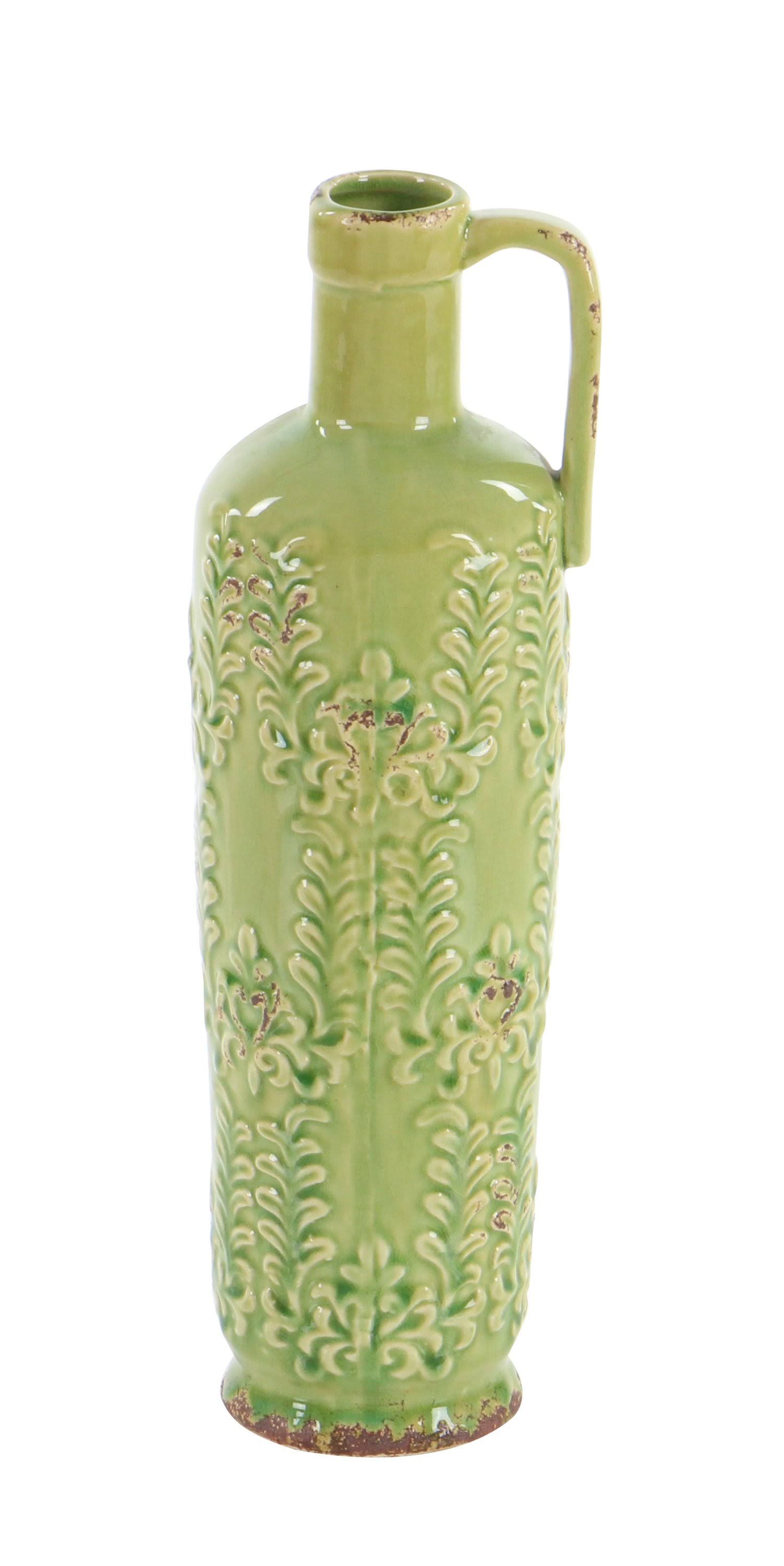 Multi Eclectic Ceramic Jug Vase Set of 3 WGL03