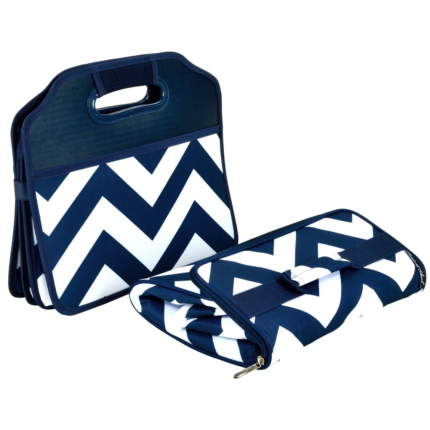 Picnic at Ascot Trunk Organizer and Cooler Set Diamond Orange WGL03