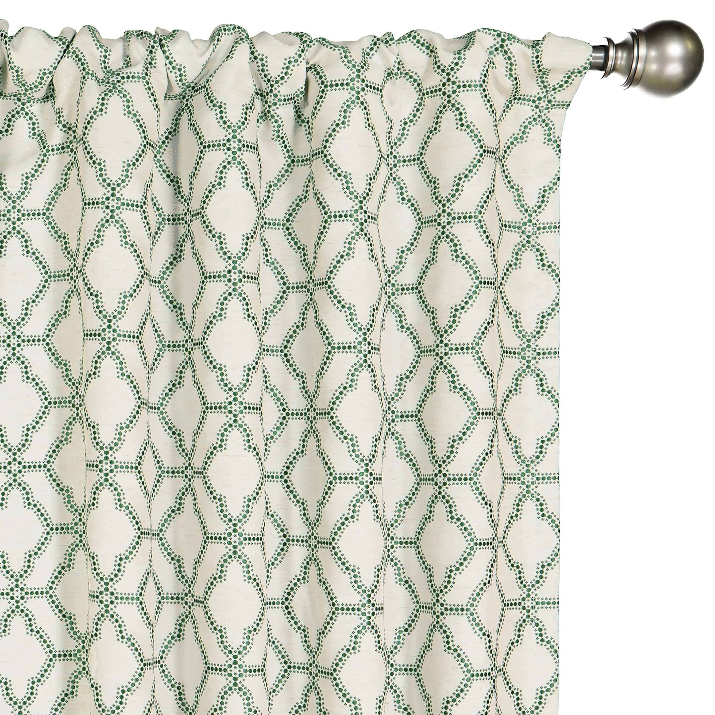 Eclipse Emerald Lollie Blackout 2 Pack Window Curtains WGL03