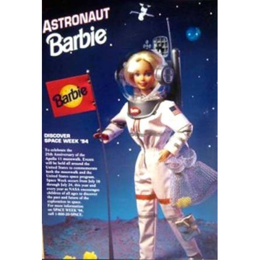 Mattel We Girls Can Do Anything Astronaut Barbie WGL03