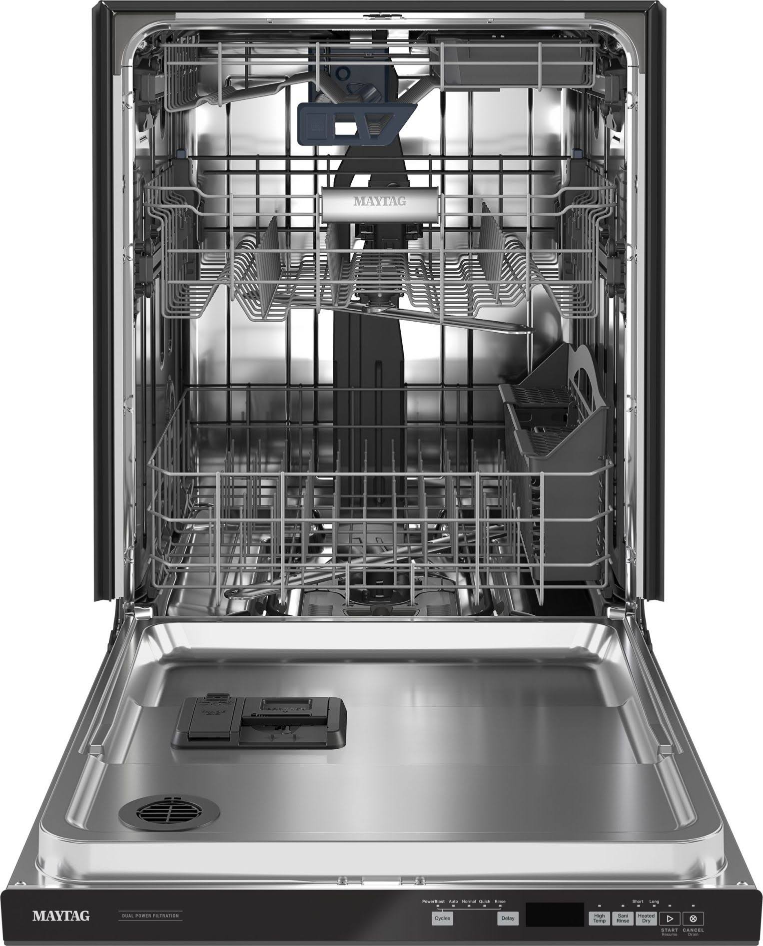 Maytag Top Control Dishwasher with Third Level Rack and Dual Power