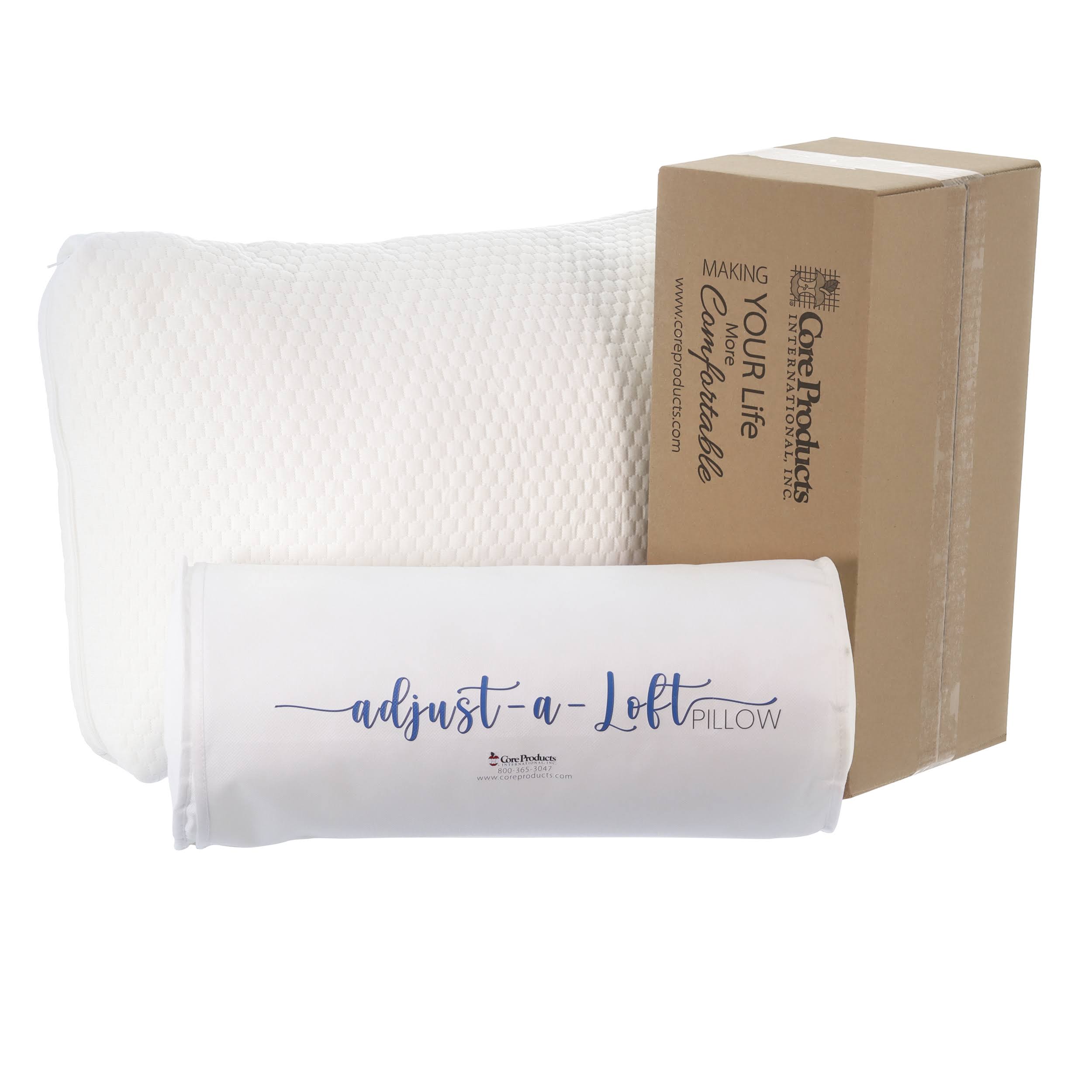Core Products AdjustALoft Fiber Adjustable Comfort Pillow with