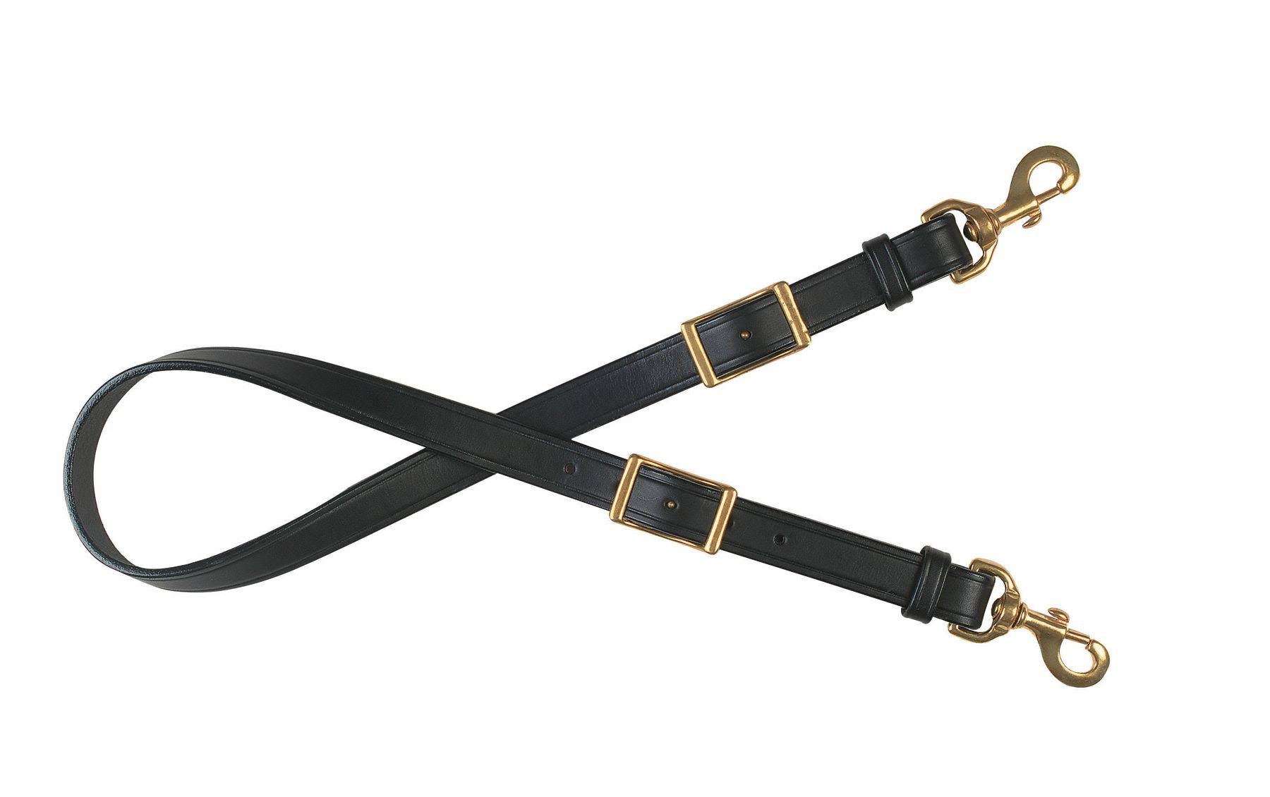 Tucker Leather Tie Down w/Brass Hardware Brown WGL03