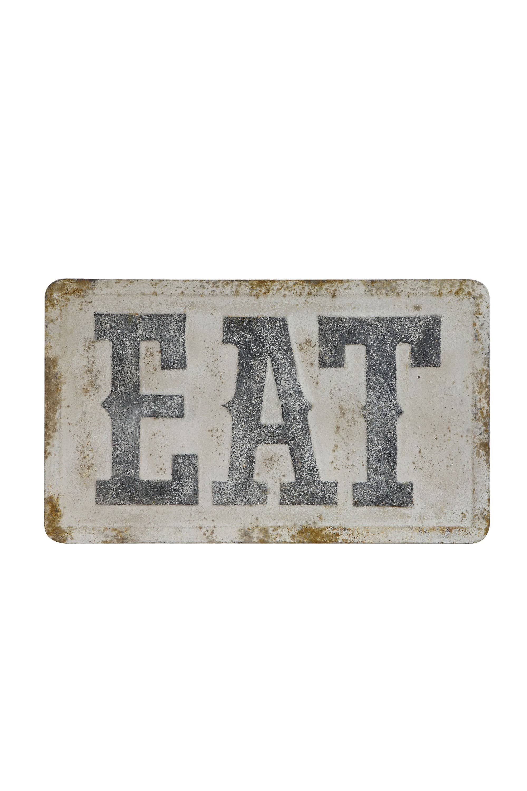 Eat Metal Wall Decor WGL03