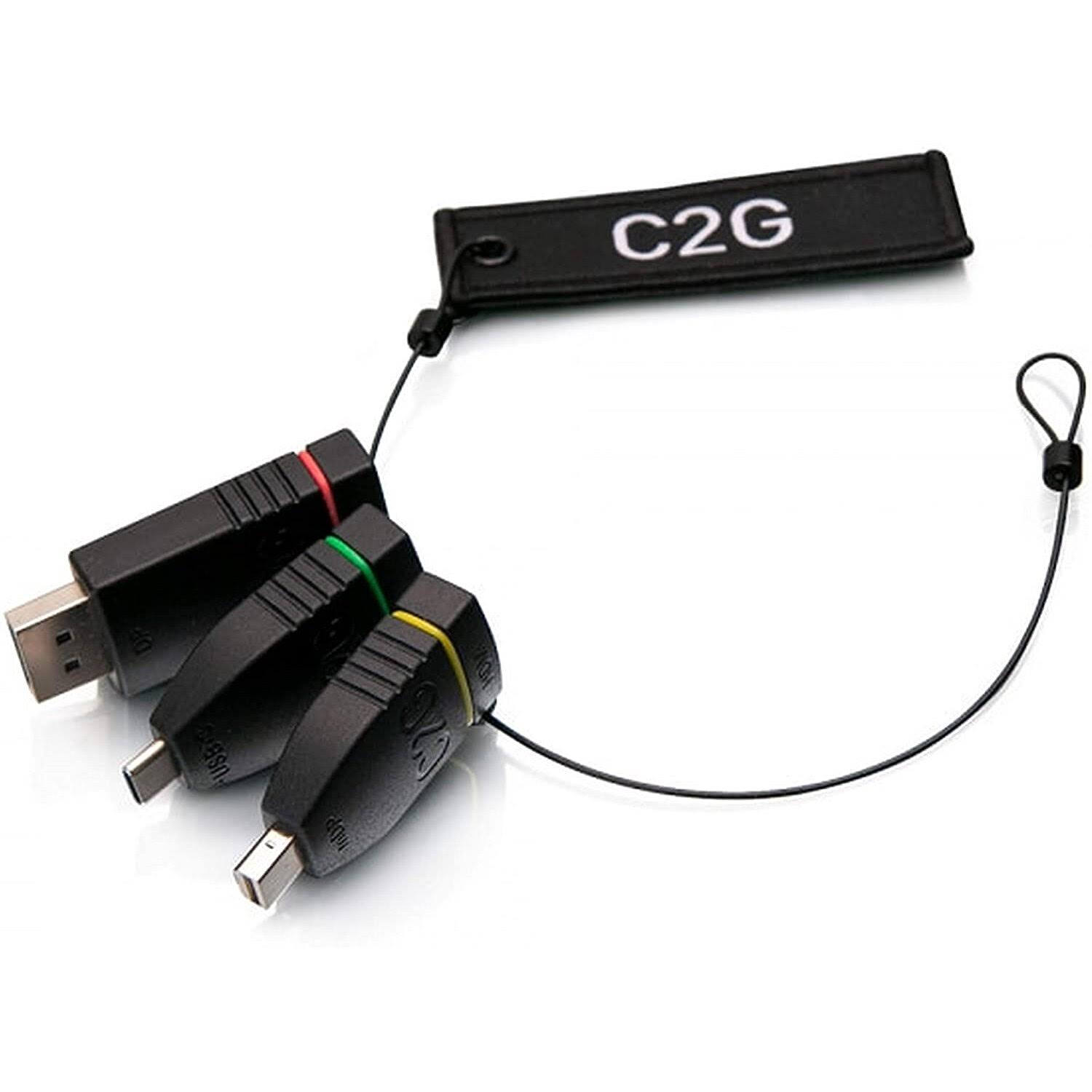 C2G Universal Adapter Ring with Color Coded Connectors Video / audio
