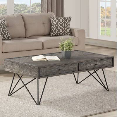 Symone Coffee Table with Storage Foundry Select - WGL-03