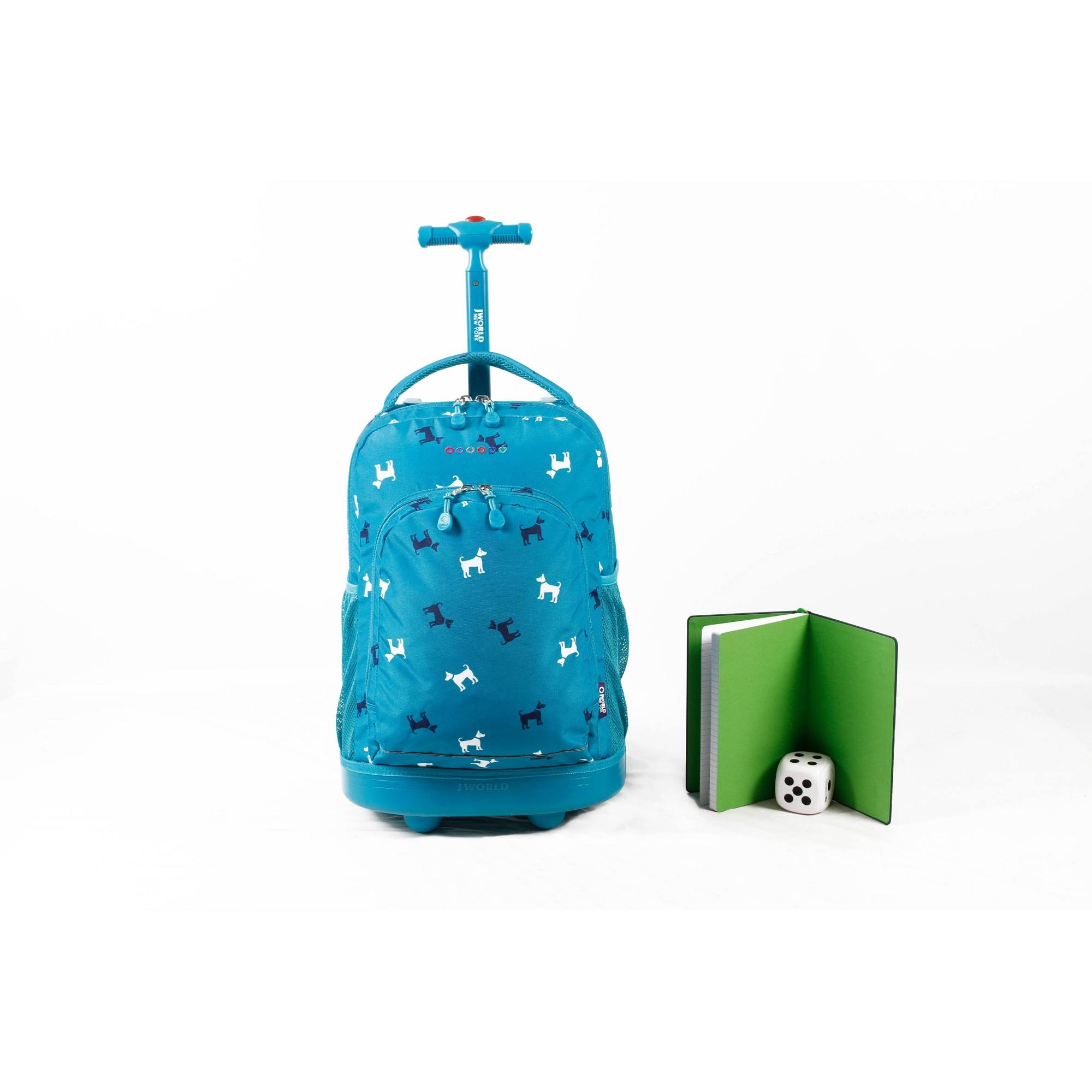 J World Sunny Speckle Rolling Backpack WGL03