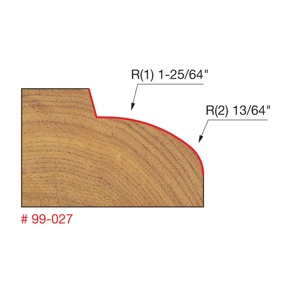 Freud 99-027 Table Edge Bit - WGL-03