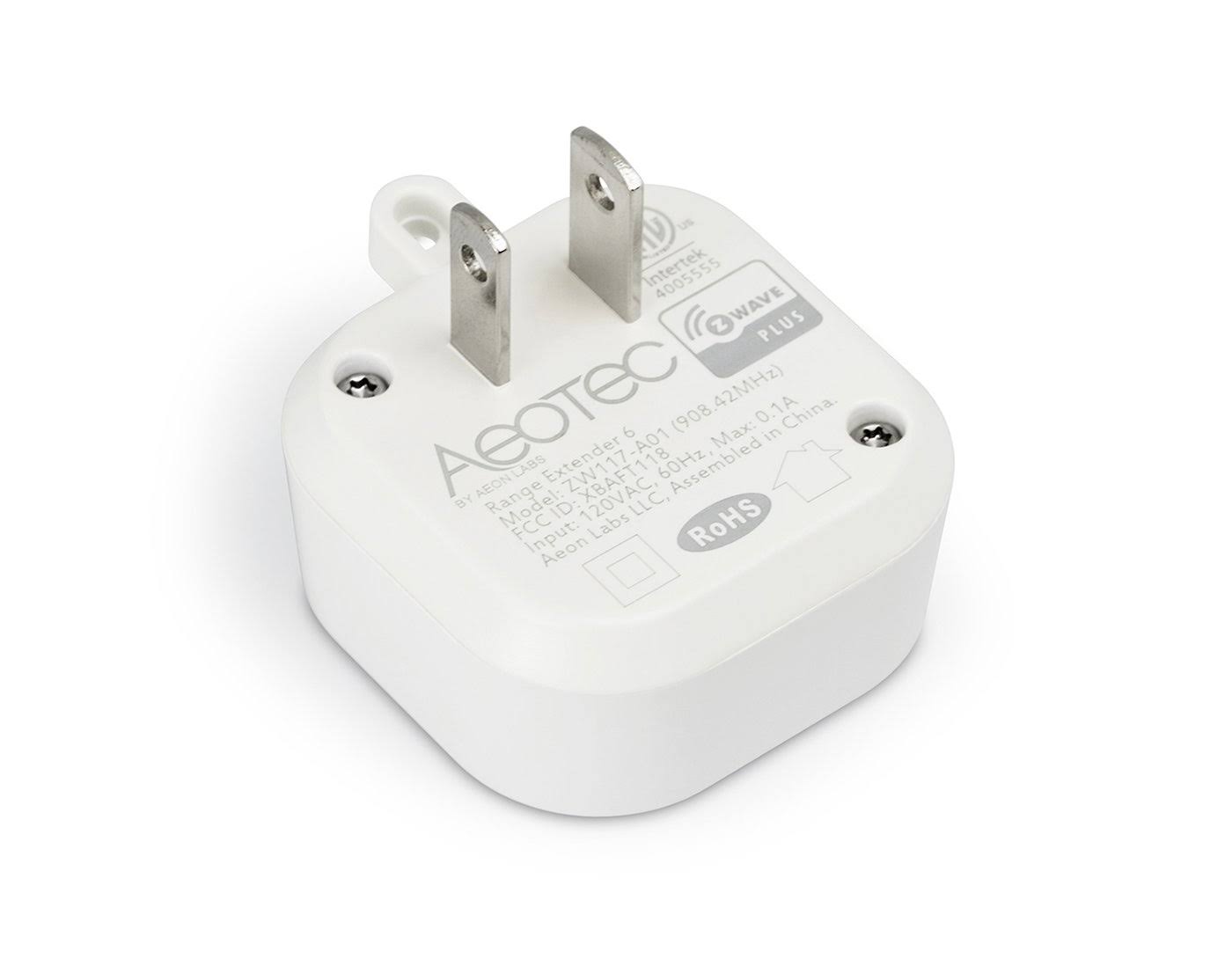 Aeotec Range Extender 6 ZWave Plus Repeater 2 Pack WGL03