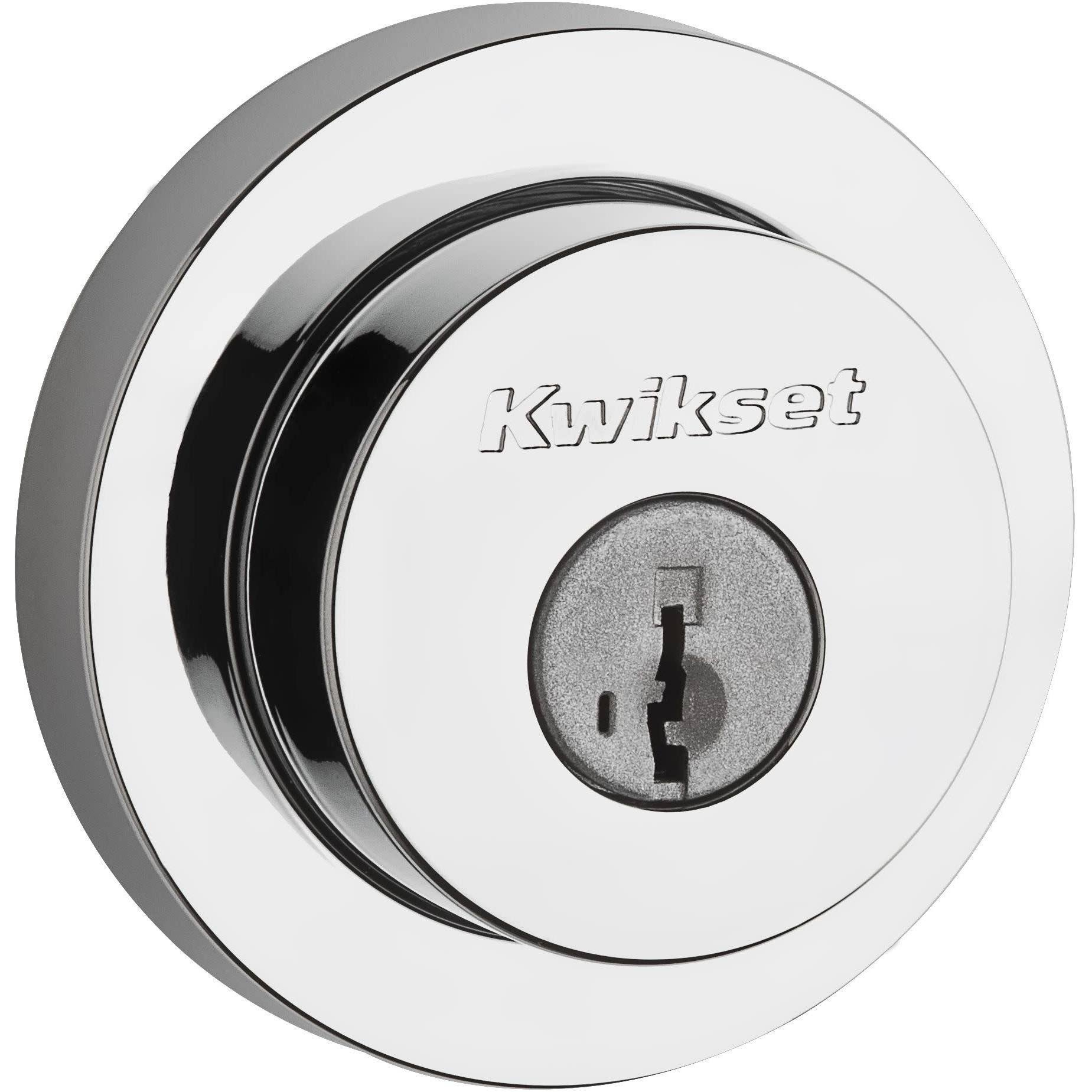 Kwikset Milan Round Double Cylinder Deadbolt with SmartKey Technology