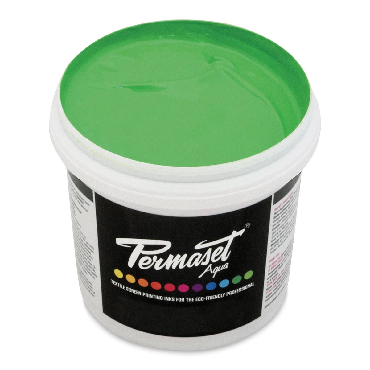 Permaset Aqua Glow 1 Litre Fabric Printing Ink Green WGL03