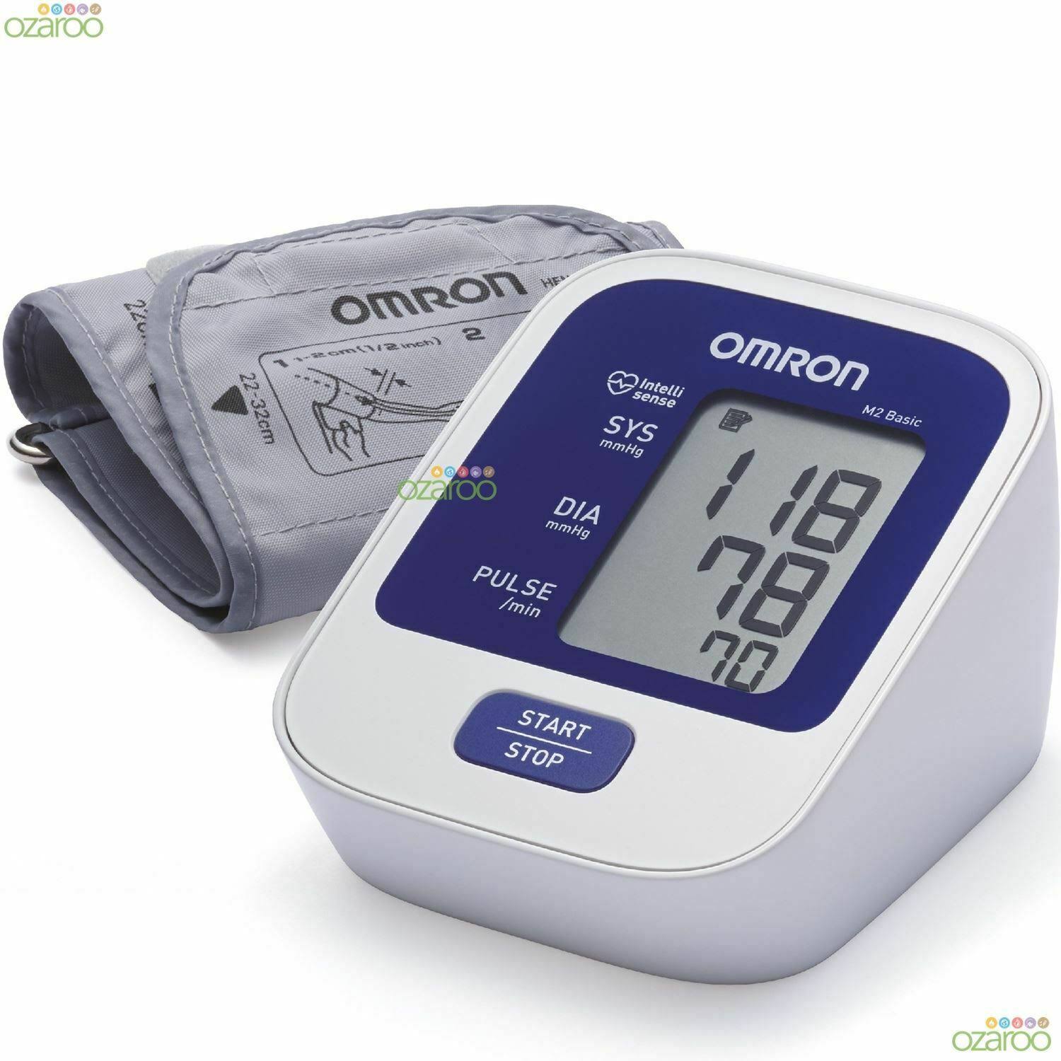 Omron M2 Basic Automatic Upper Arm Blood Pressure Monitor - WGL-03