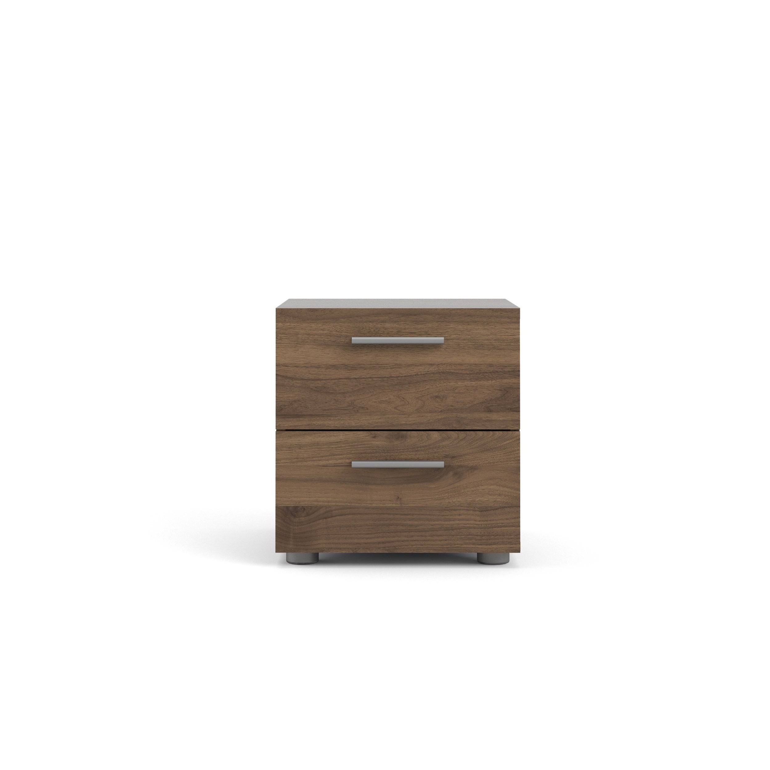 Tvilum Austin 2 Drawer Nightstand in Walnut 70070dj customprintedsigns