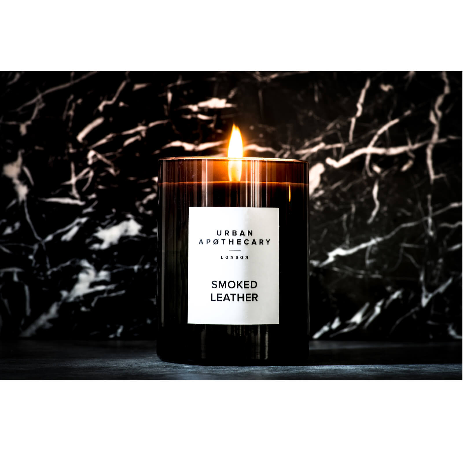 Urban Apothecary London 300g Smoked Leather Luxury Candle WGL03