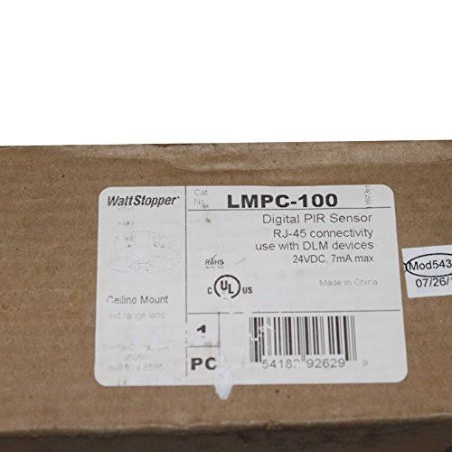 Wattstopper LMPC100 Digital PIR Occupancy Sensor, Ceiling