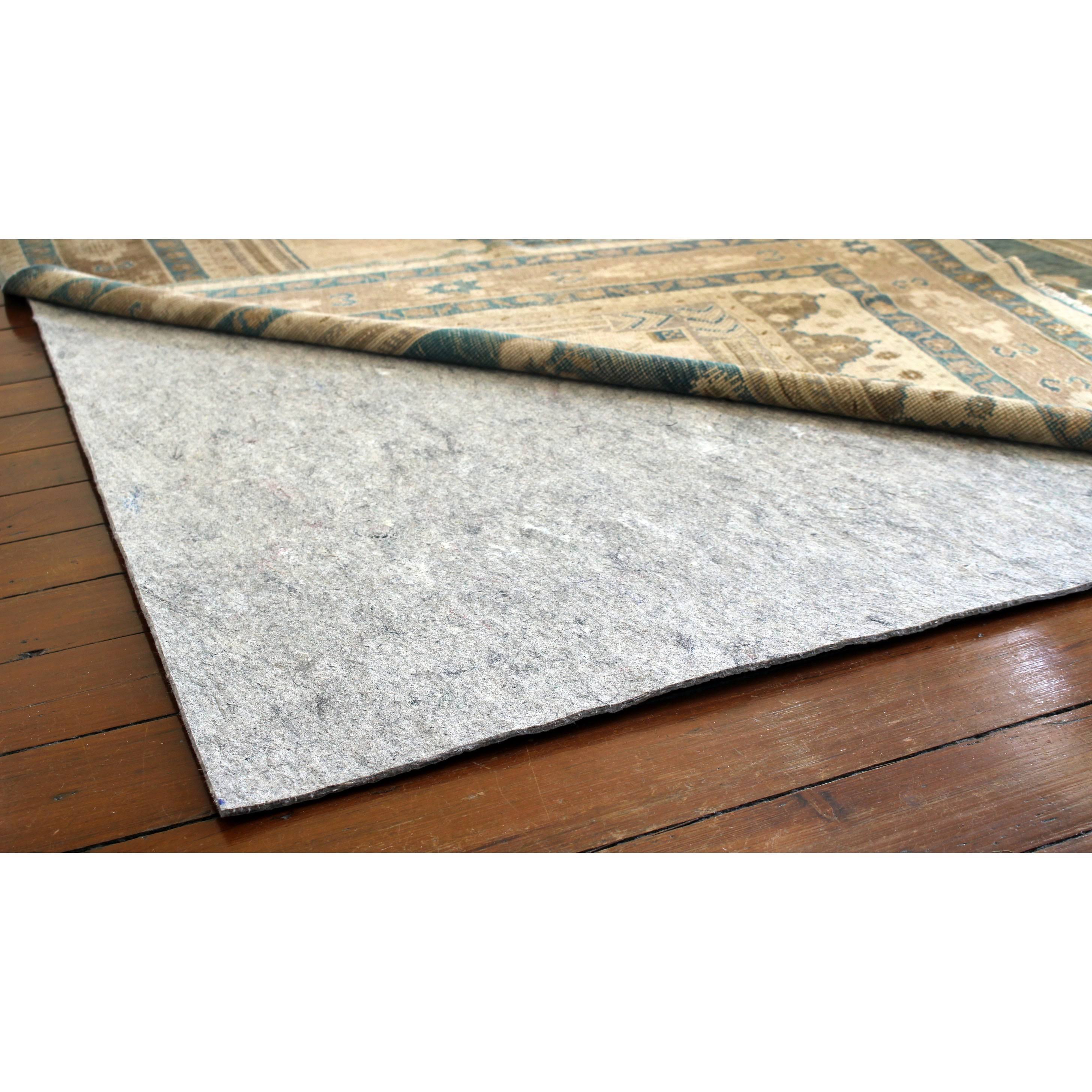 RugPadUSA, Basics, 1/4x22 Thick, Felt + Rubber Rug Pad Gray 2& x 14