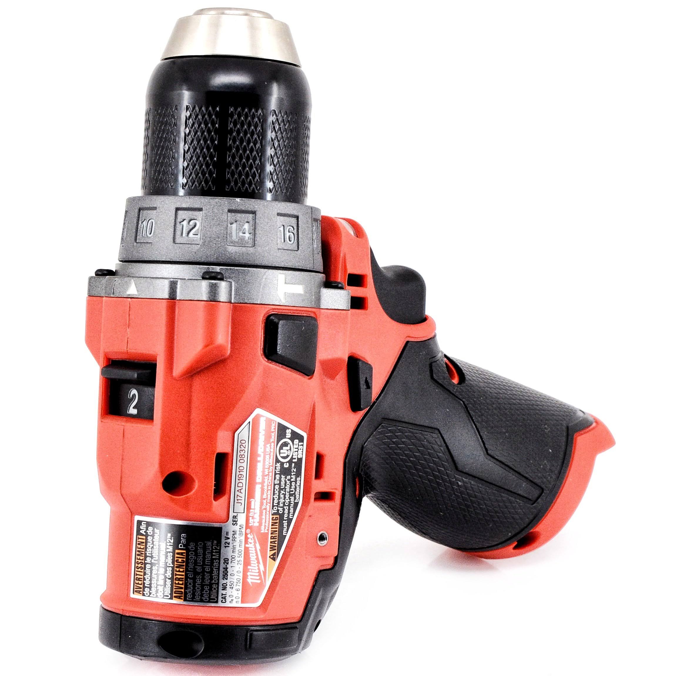 Milwaukee 250420 M12 Fuel 1/2 in. Hammer Drill WGL03