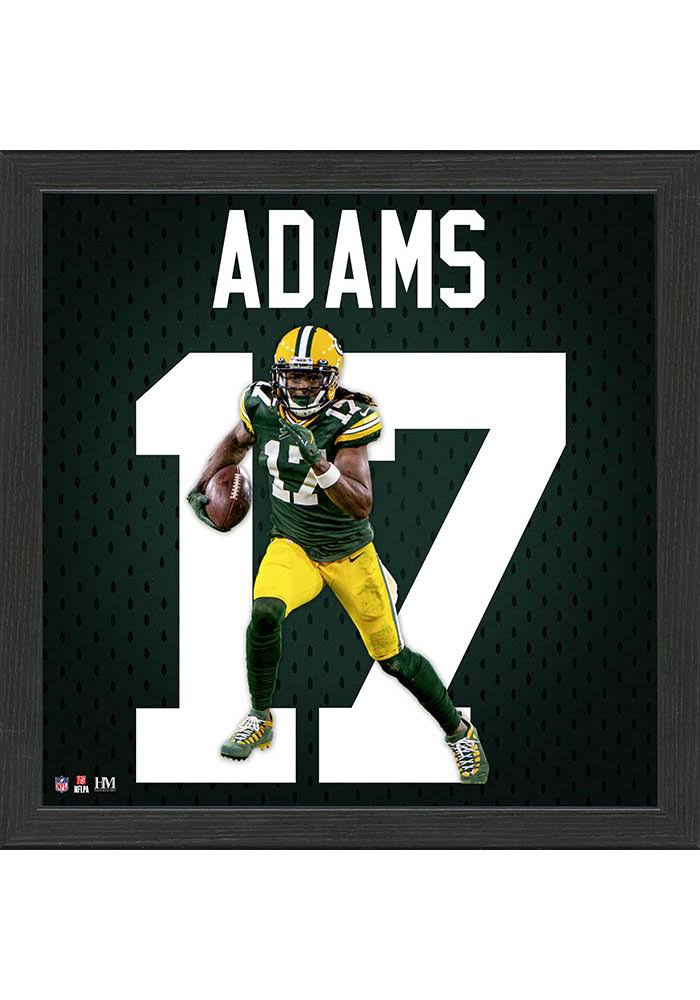 Highland Mint Davante Adams Green Bay Packers 13'' x Impact Jersey