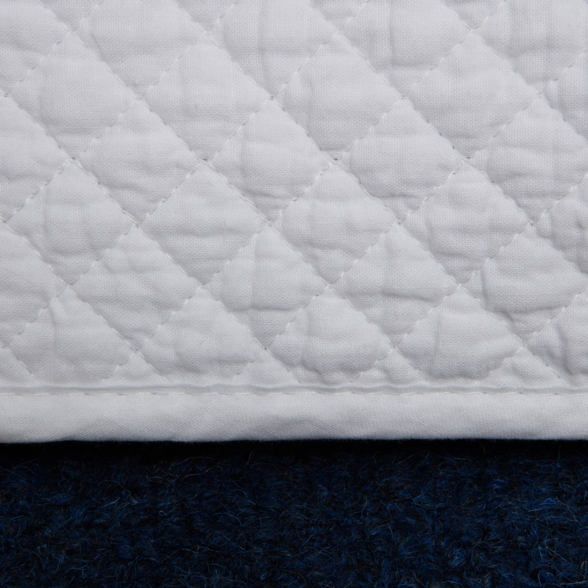 Greenland Home Diamond Quilted Bed Skirt, Full, White WGL03