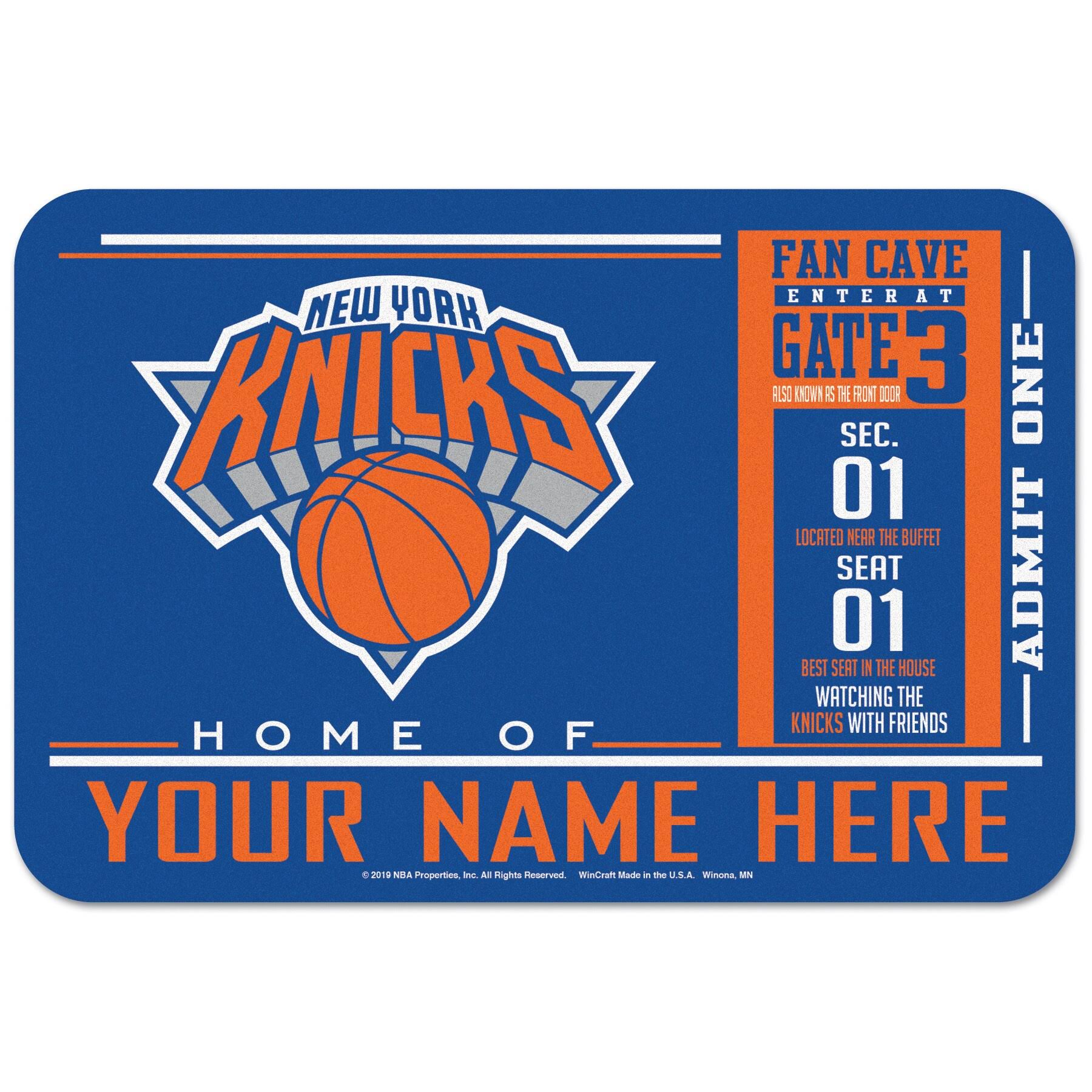 WinCraft New York Knicks 20&& x 30&& Personalized Floor Mat WGL03