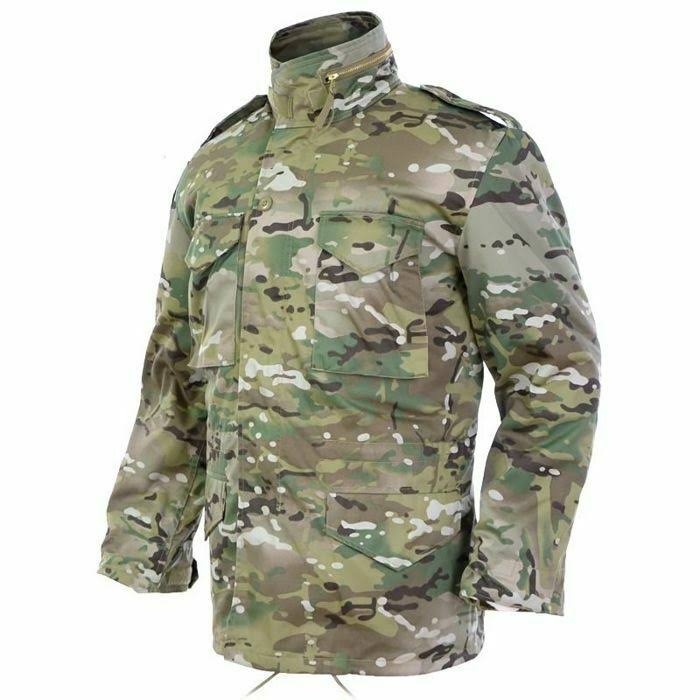 Mil-tec Us Army M65 Field Jacket Mens W/ Thermo Liner Multitarn Camo ...