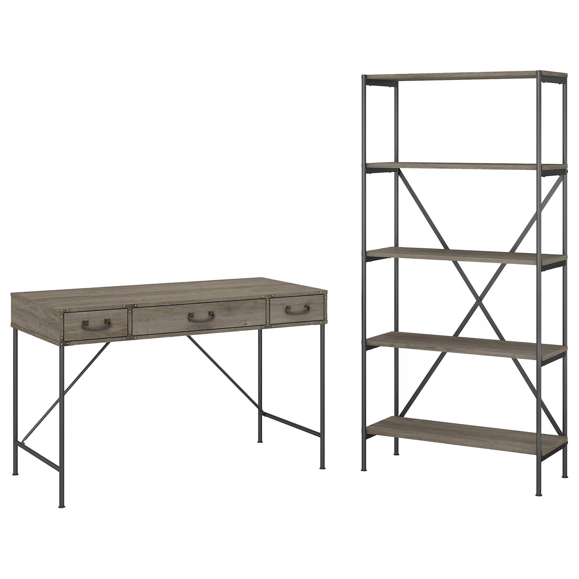 Kathy Ireland Home by Bush Furniture Ironworks 48W Writing Desk with