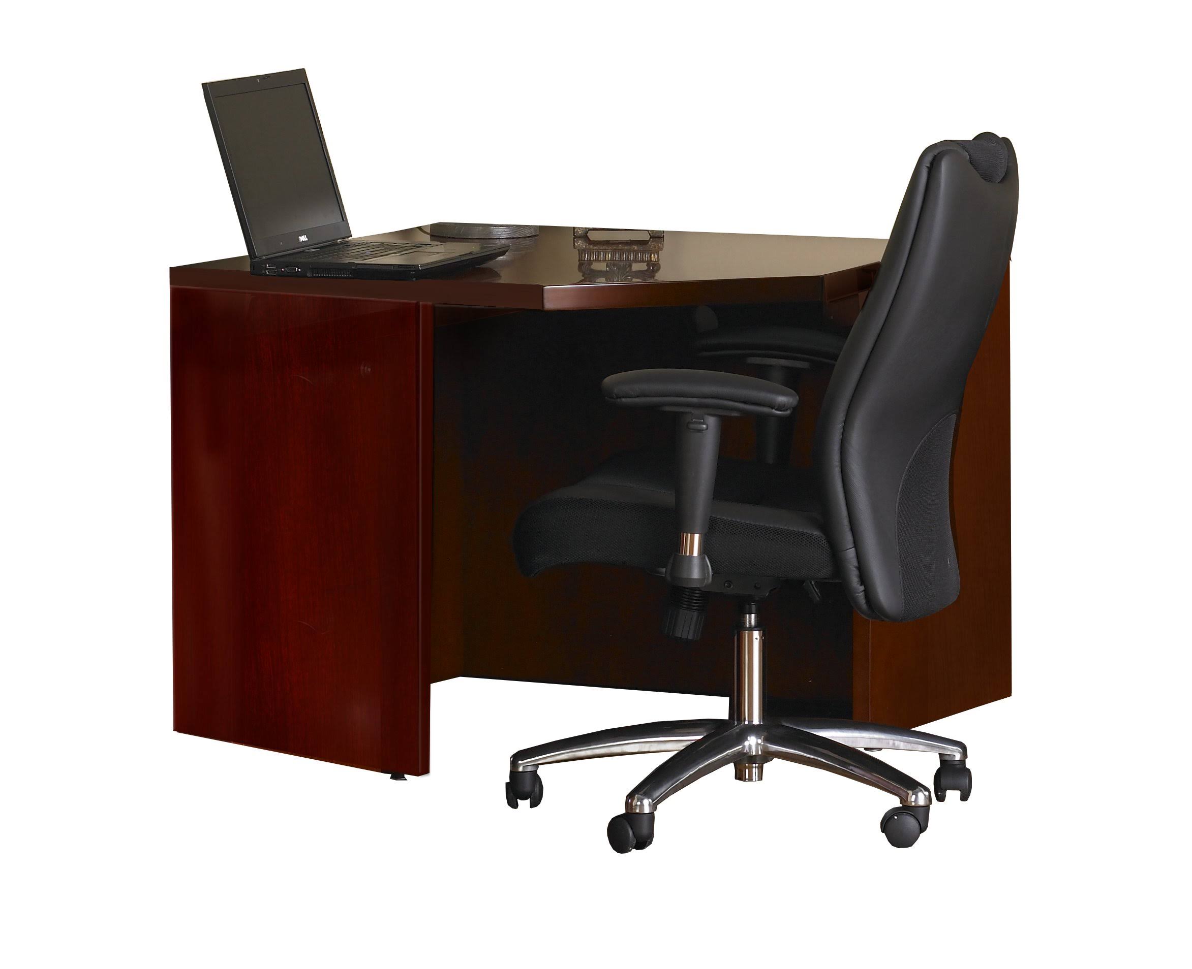 Mayline Mira Corner Table Medium Cherry Veneer [MCU243636MC] WGL03