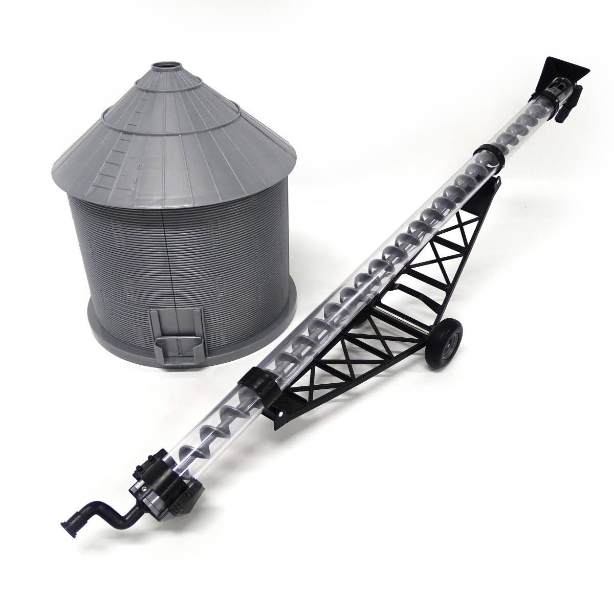 Big Farm John Deere 116 Scale Grain Bin and Auger Set customprintedsigns