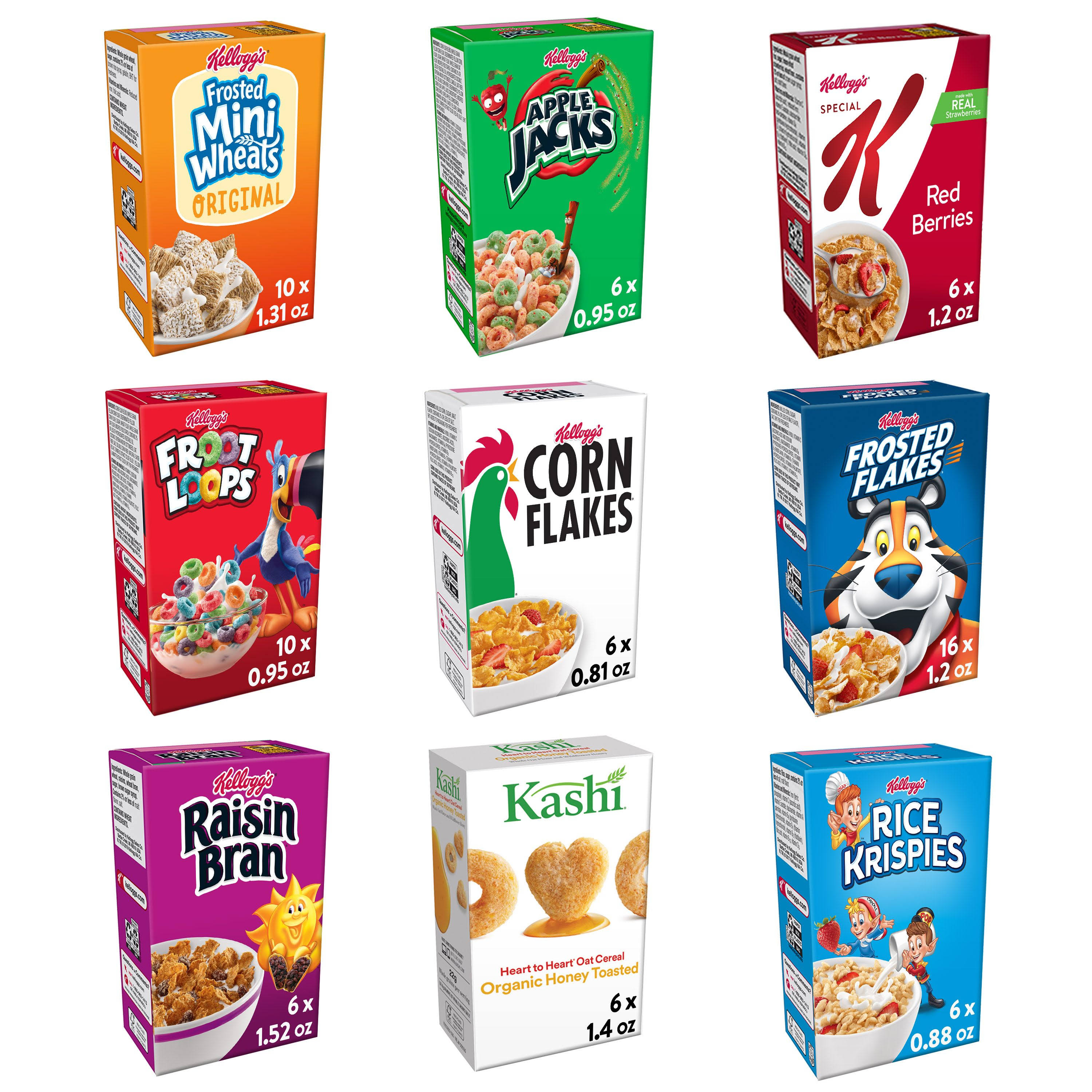 Kelloggands Cereal Variety Pack Case Of 72 Wgl 03