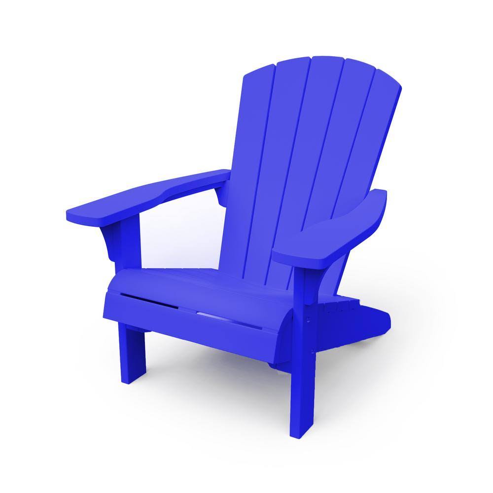 Keter Troy Blue Resin Adirondack Chair WGL03