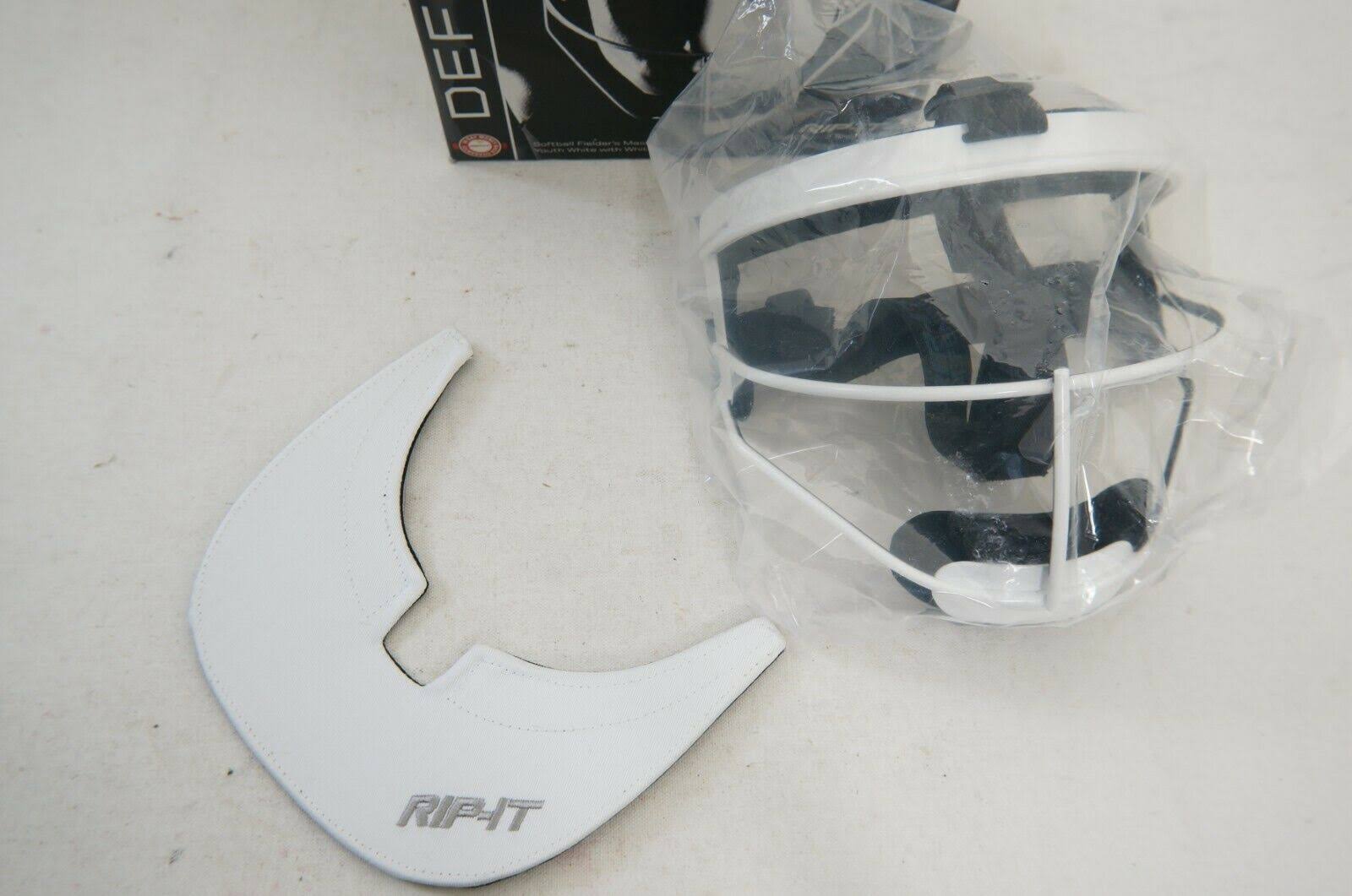 RIPIT Defense Pro Softball Fielder&s Mask White / Youth WGL03