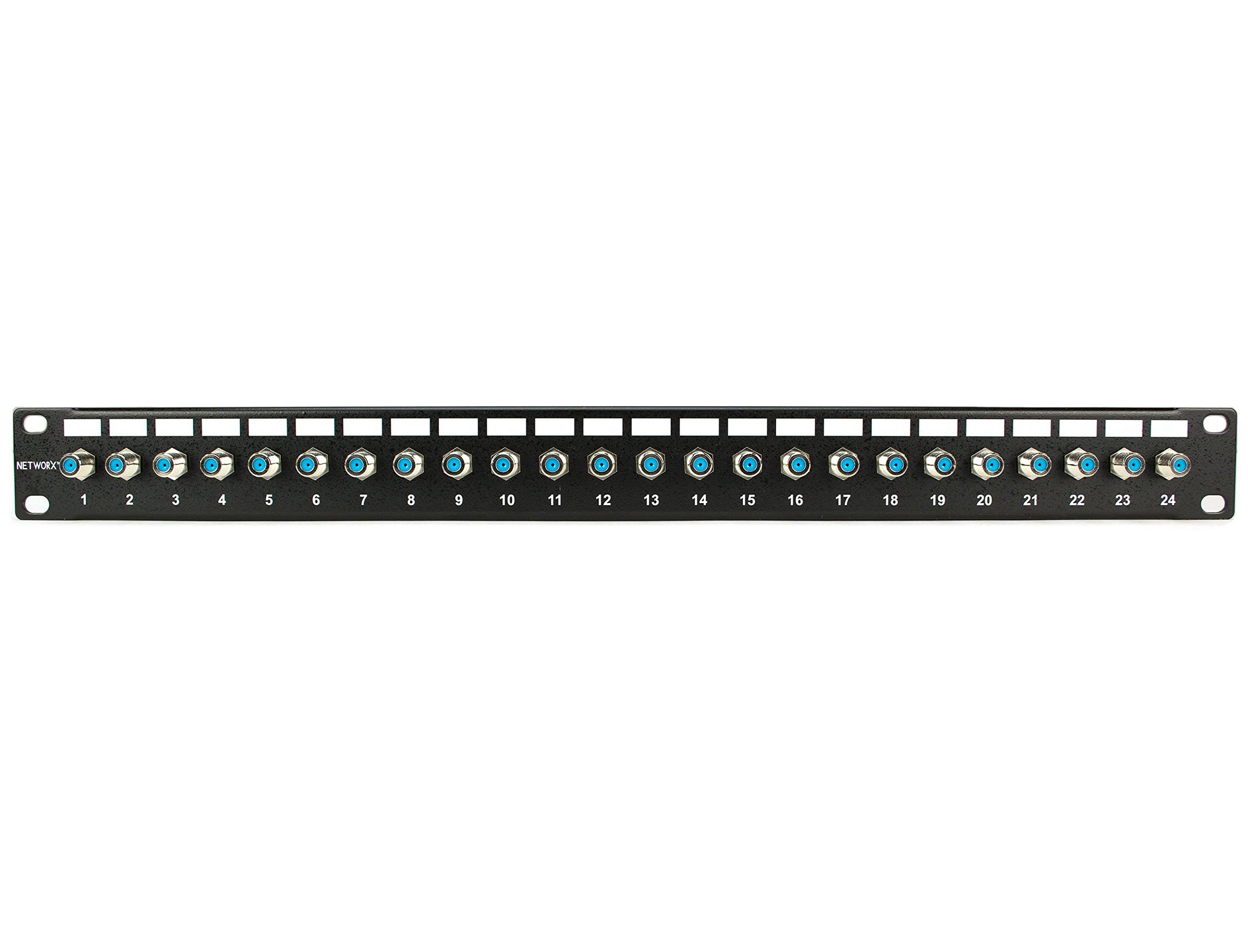 Networx Coaxial Patch, 24 Port / FConnector 3Ghz WGL03