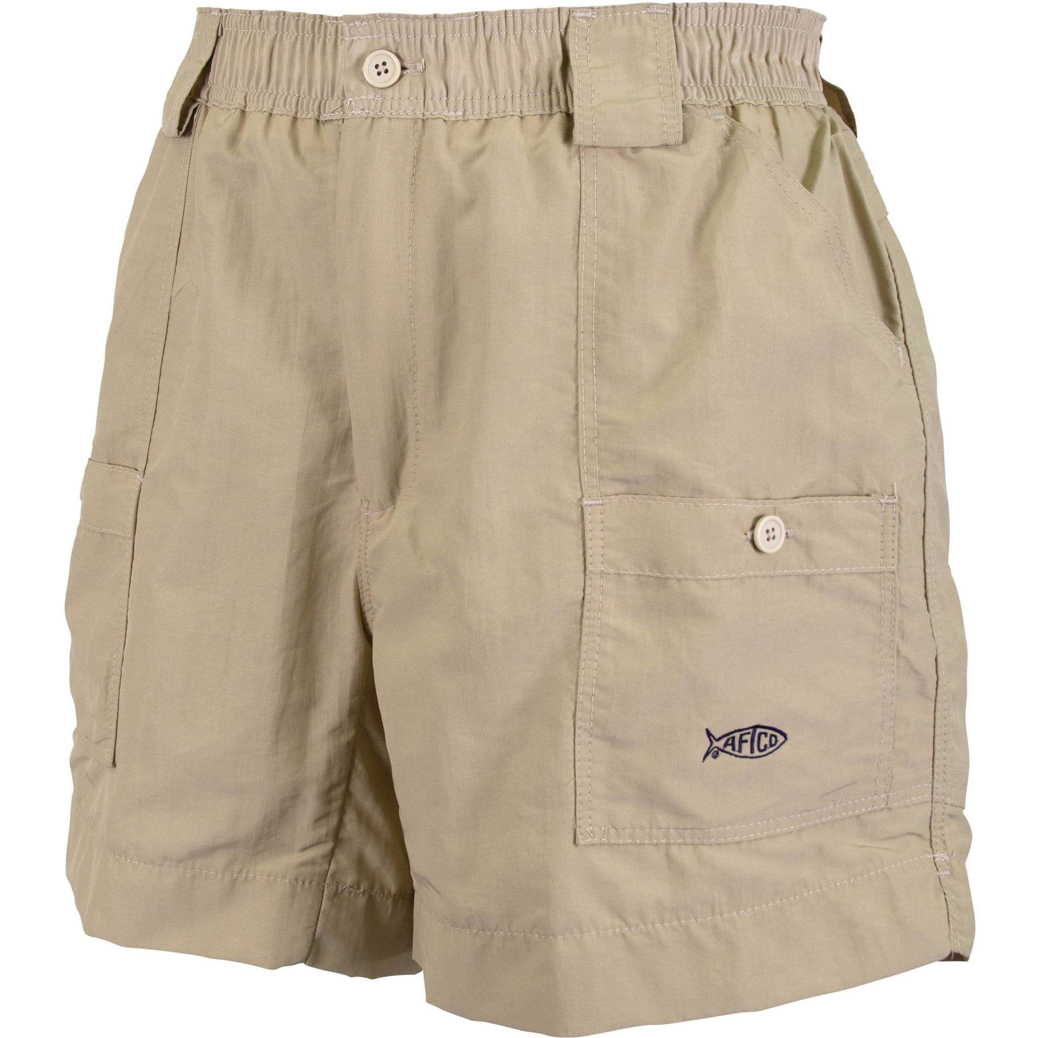 AFTCO Original Fishing Shorts (Khaki - 32) - customprintedsigns