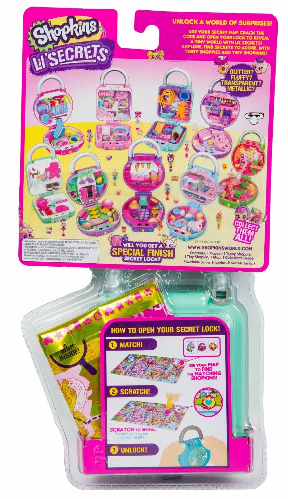 Shopkins Liland Secrets Secret Lock Playset Cute Scoops Ice Cream Shop Customprintedsigns 3776