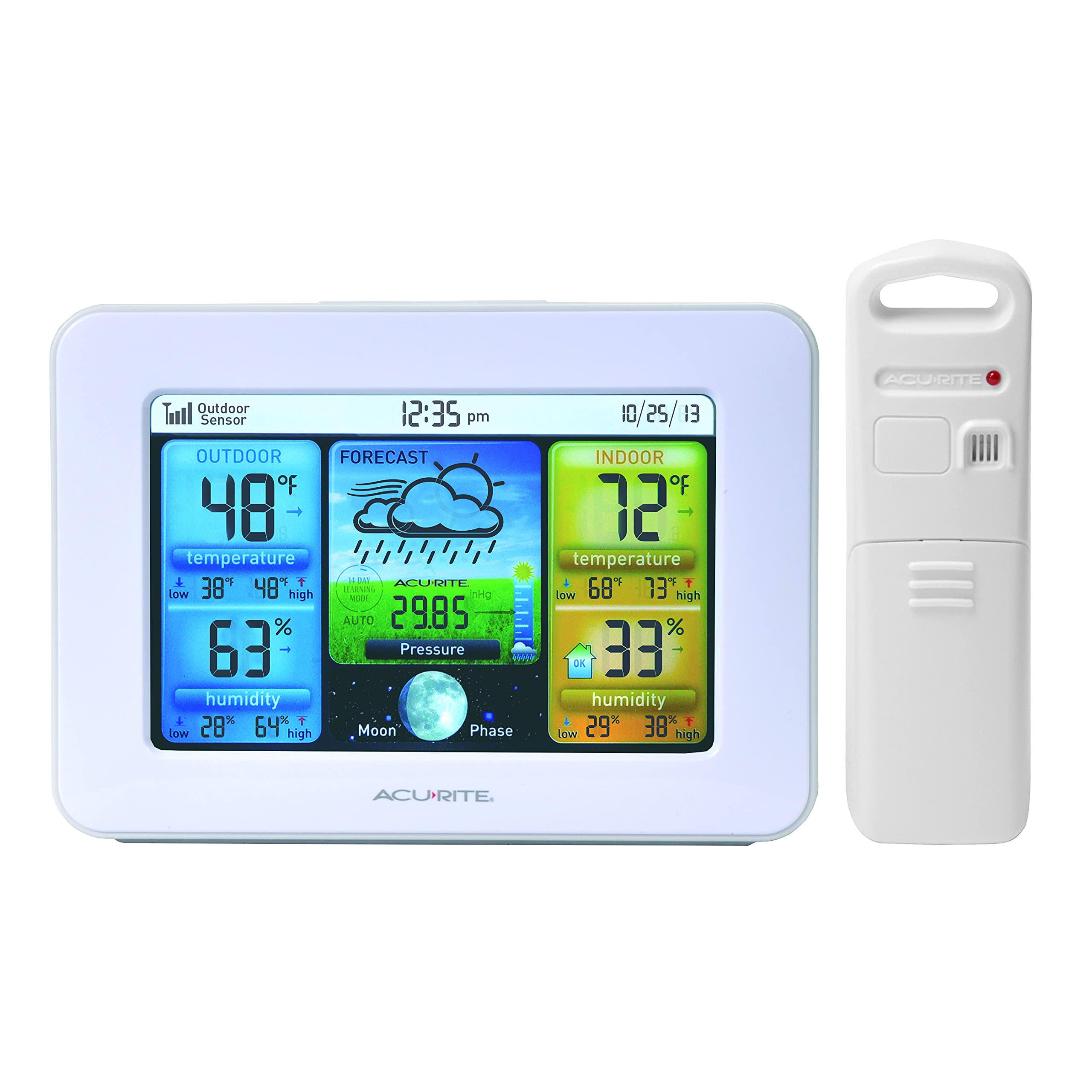 Acurite 02041m Color Weather Station with Forecast Temperature Humidity