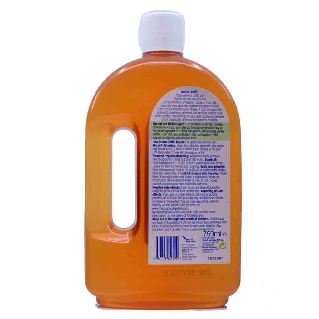 Dettol Antiseptic Disinfectant Liquid 750 Ml Wgl 03