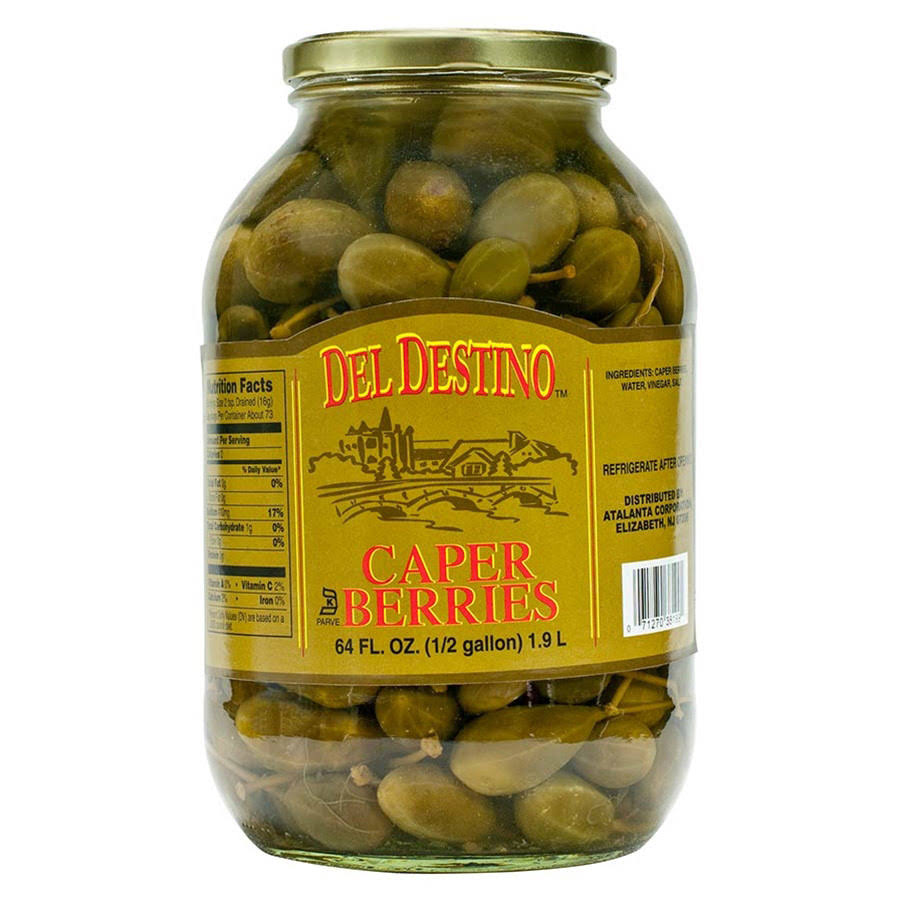 Del Destino Caper Berries 64 fl oz jar WGL03
