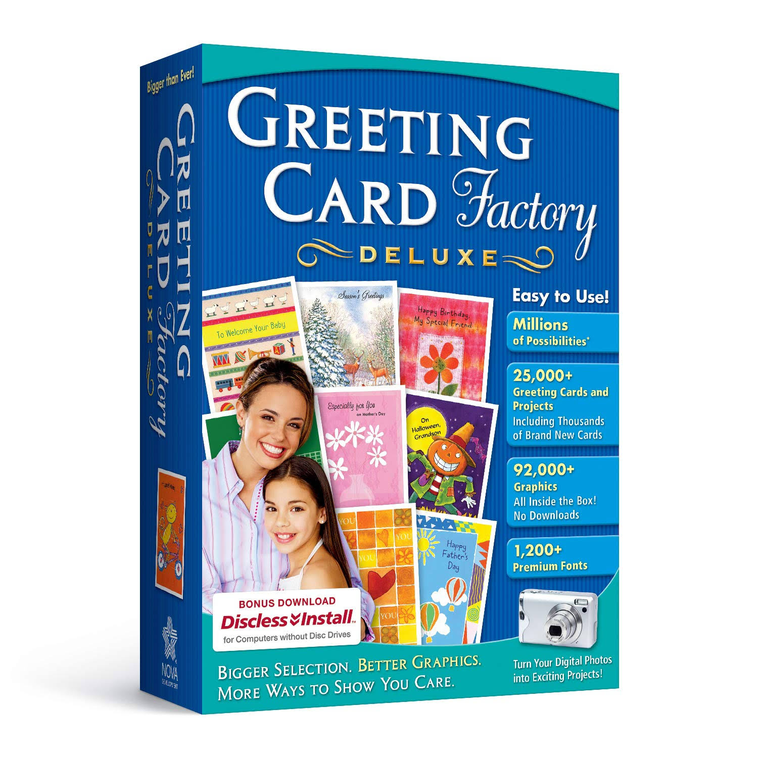 Nova Development Greeting Card Factory Deluxe 8.0 Box Pack WGL03