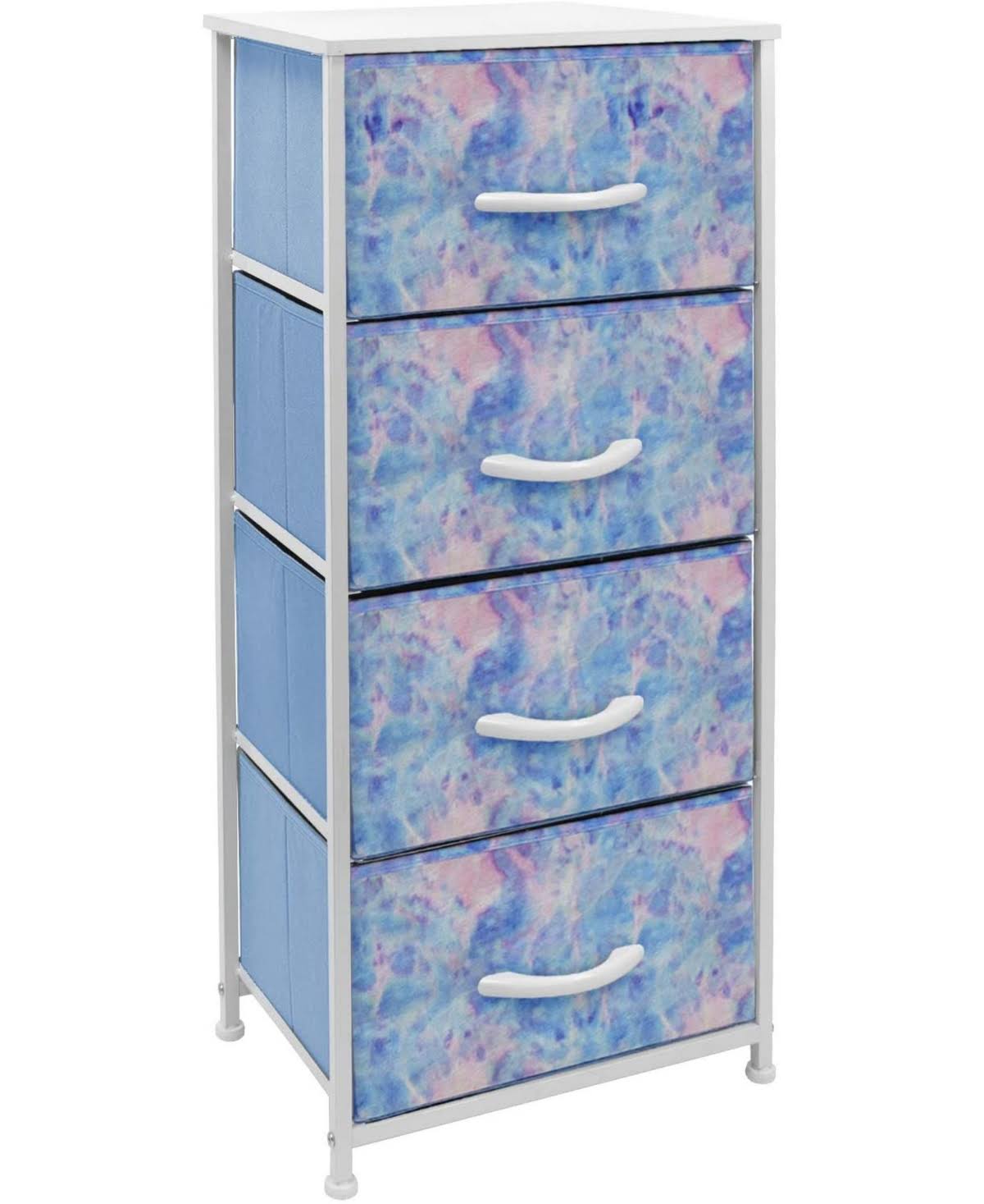Sorbus 4Drawers Chest Dresser Tie Dye WGL03