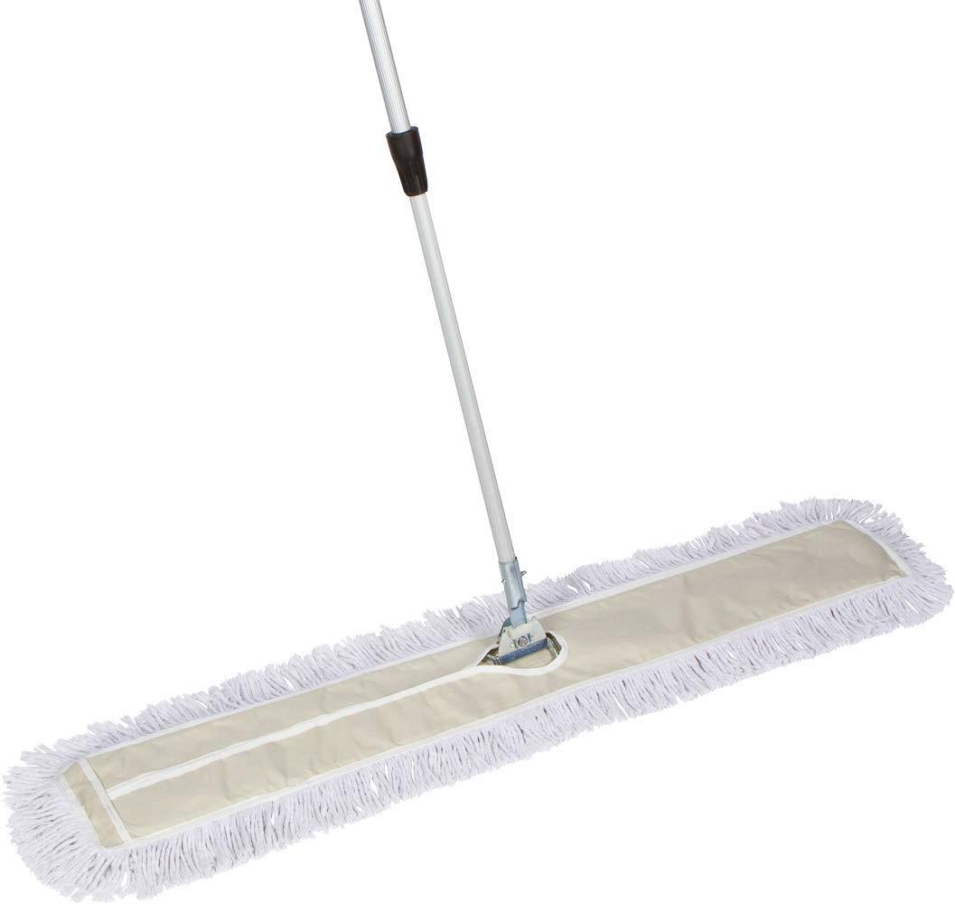Tidy Tools 120cm Industrial Strength Cotton Dust Mop with Extendable